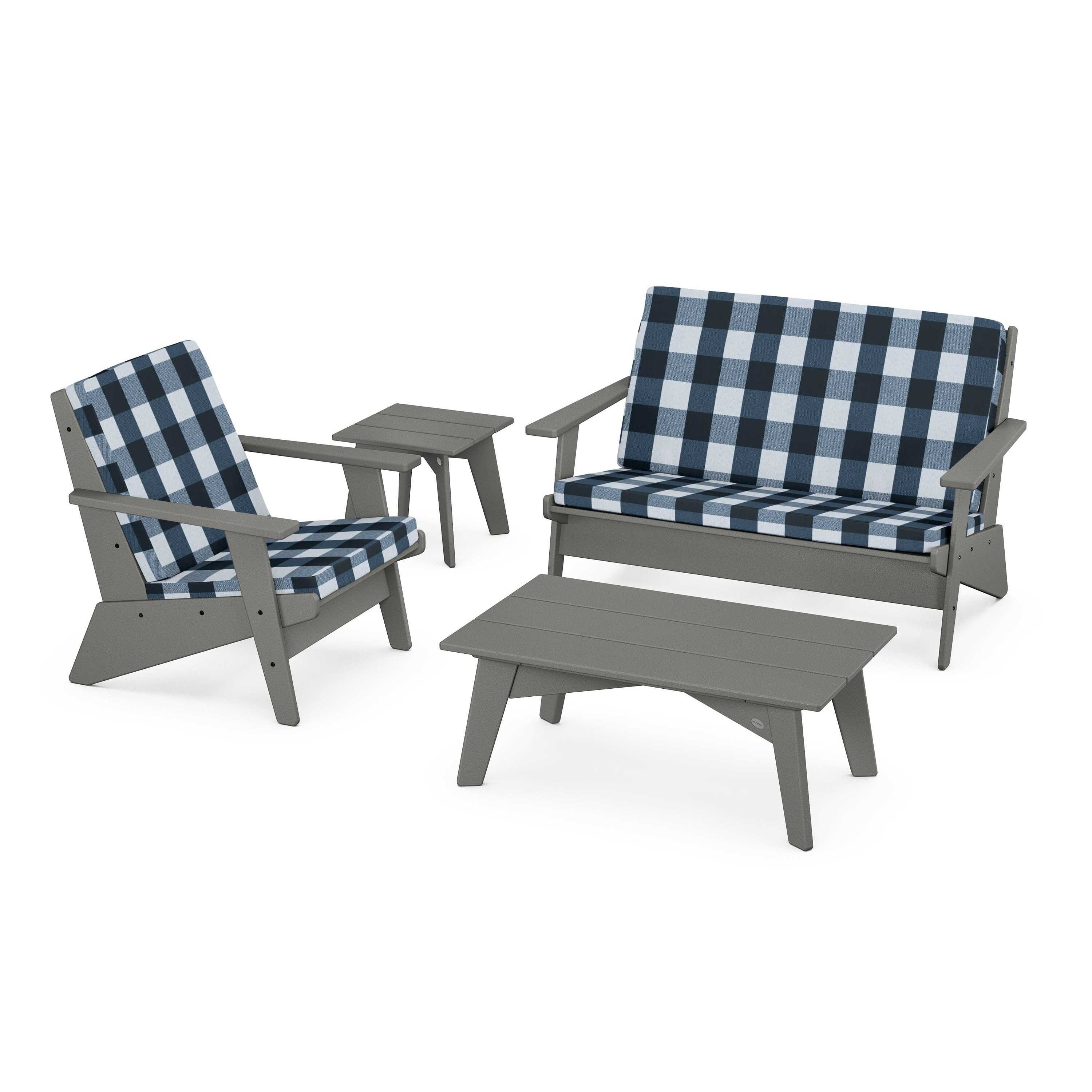 Riviera Modern Lounge 4-Piece Set - Image 77