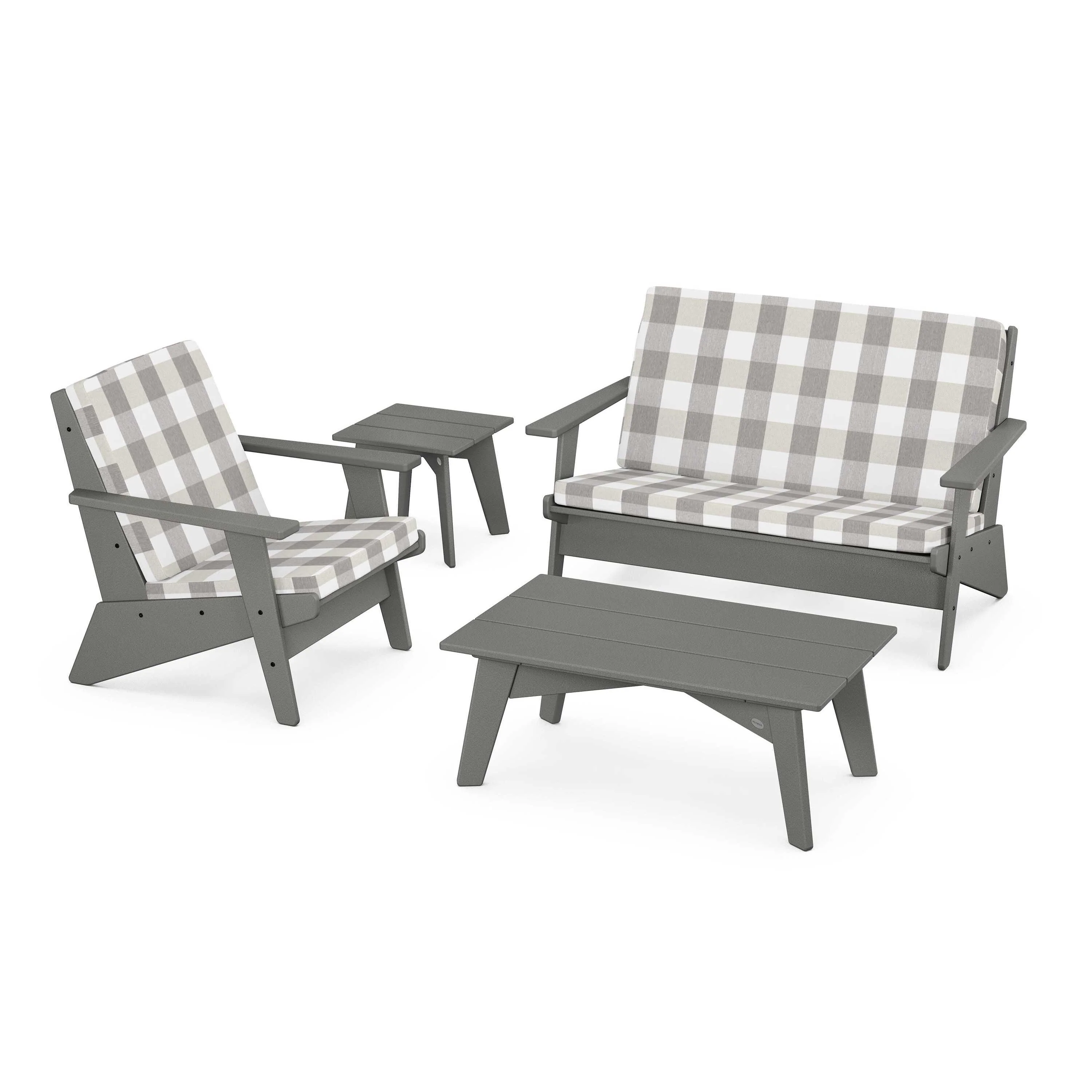 Riviera Modern Lounge 4-Piece Set - Image 78