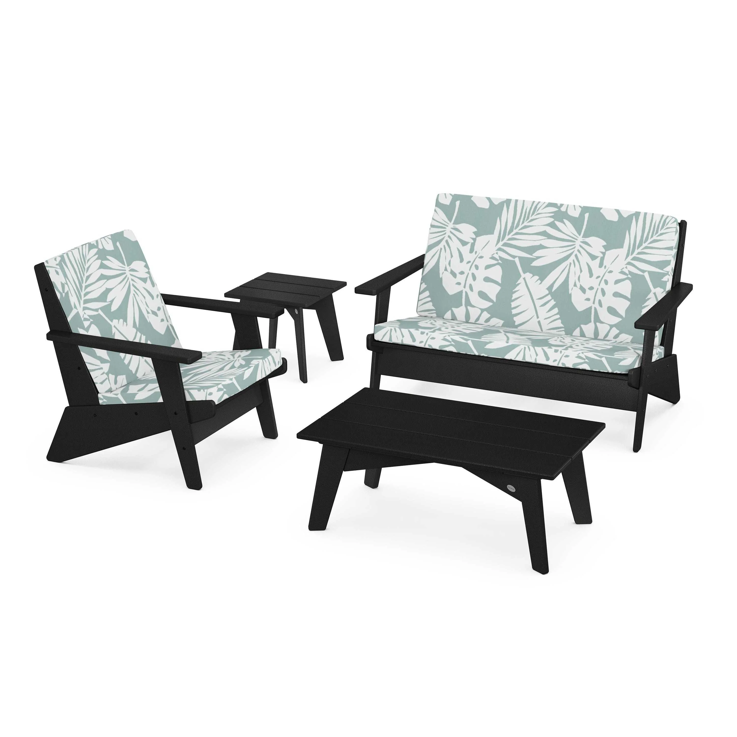 Riviera Modern Lounge 4-Piece Set - Image 8