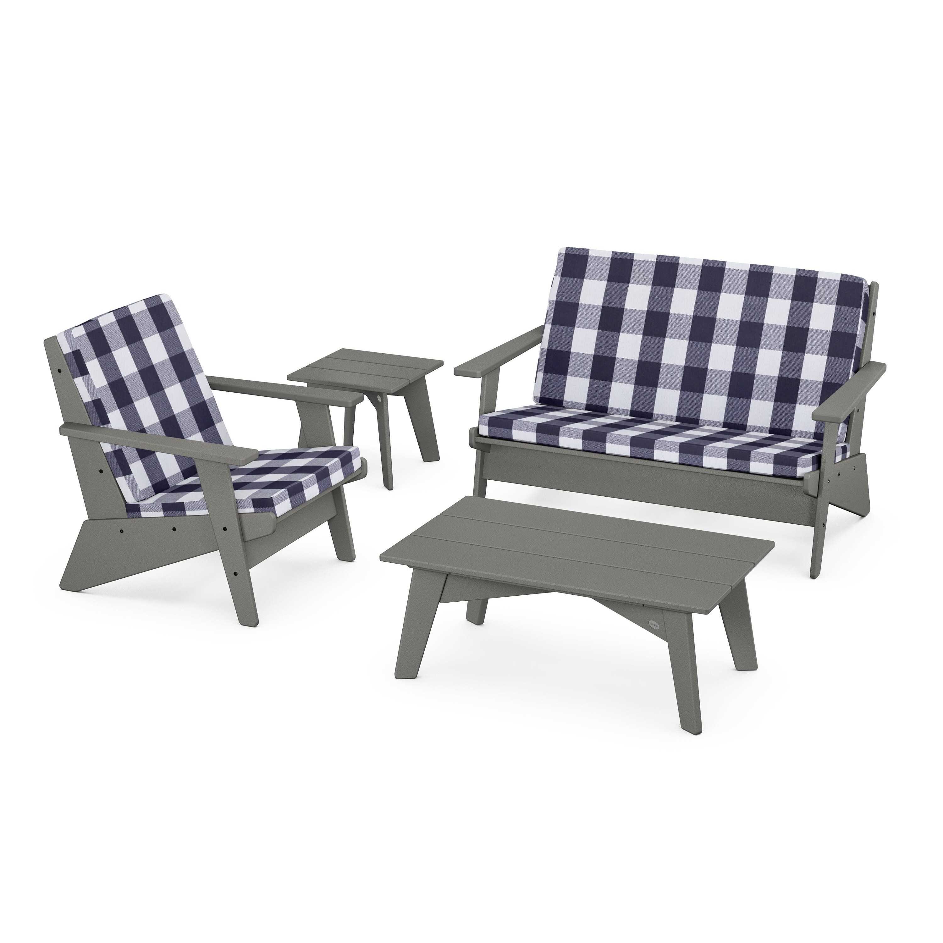 Riviera Modern Lounge 4-Piece Set - Image 83