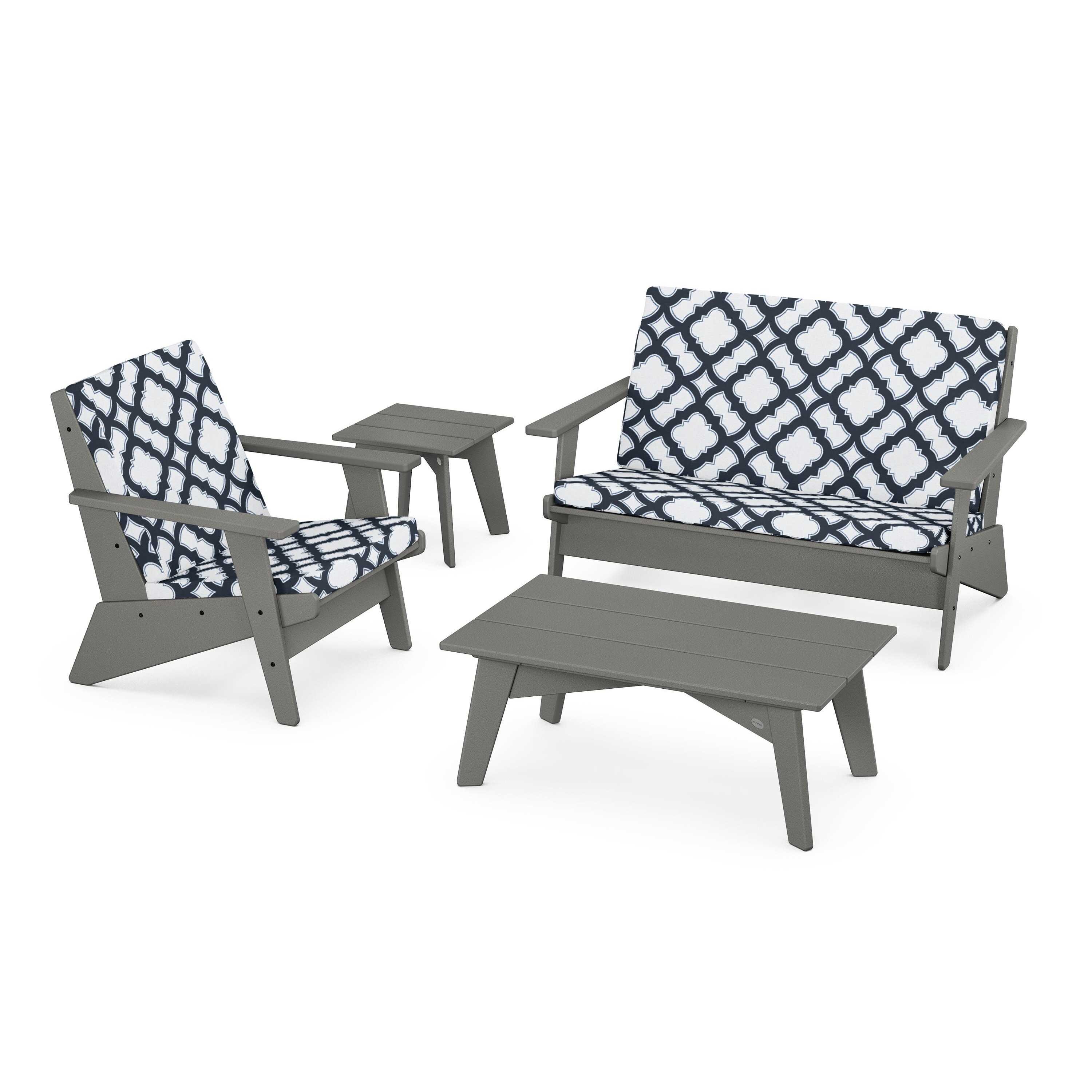 Riviera Modern Lounge 4-Piece Set - Image 84