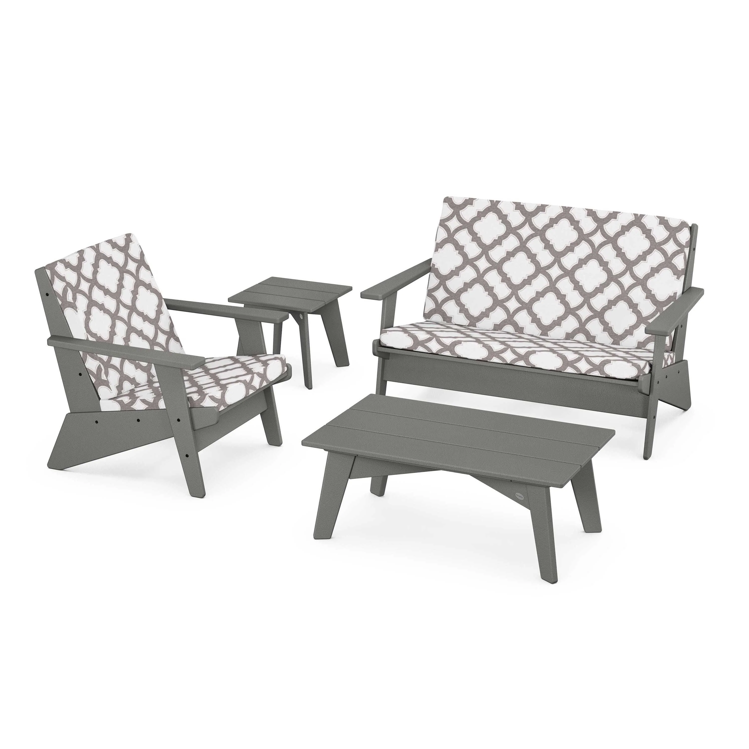 Riviera Modern Lounge 4-Piece Set - Image 85