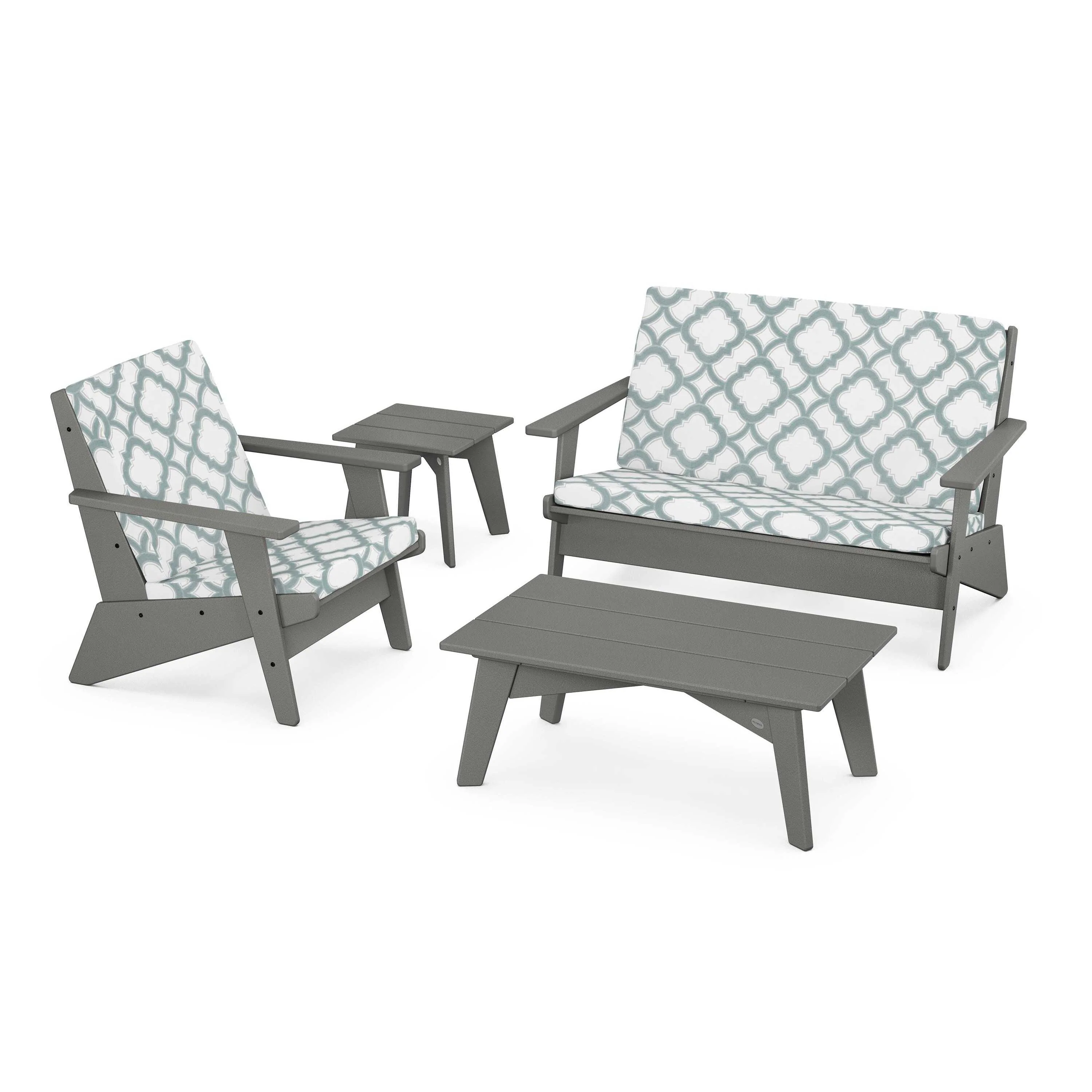 Riviera Modern Lounge 4-Piece Set - Image 87