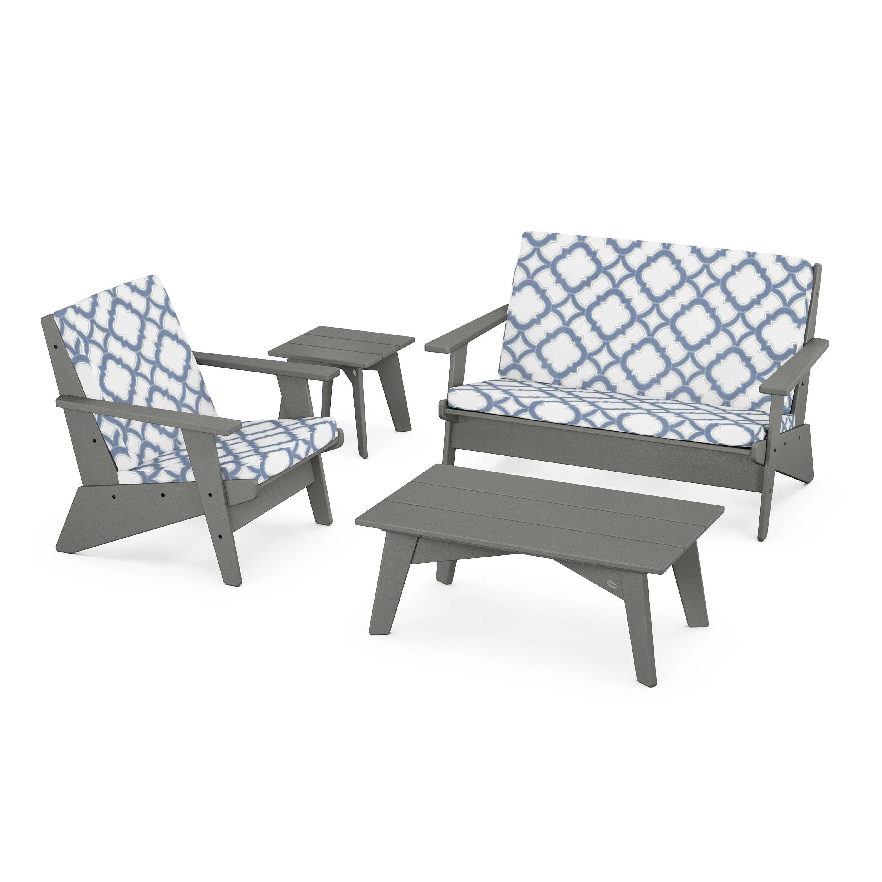 Riviera Modern Lounge 4-Piece Set - Image 88