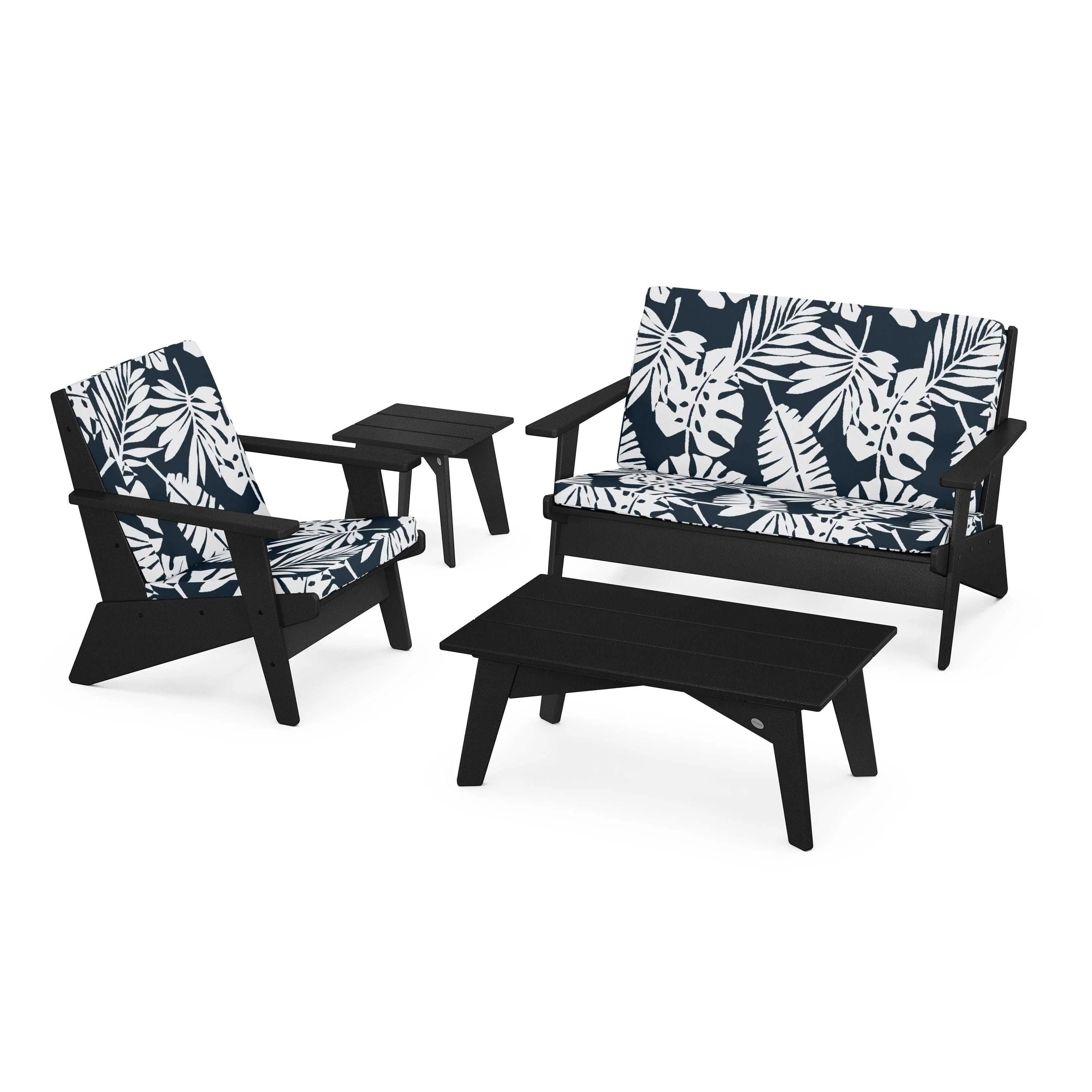 Riviera Modern Lounge 4-Piece Set - Image 9