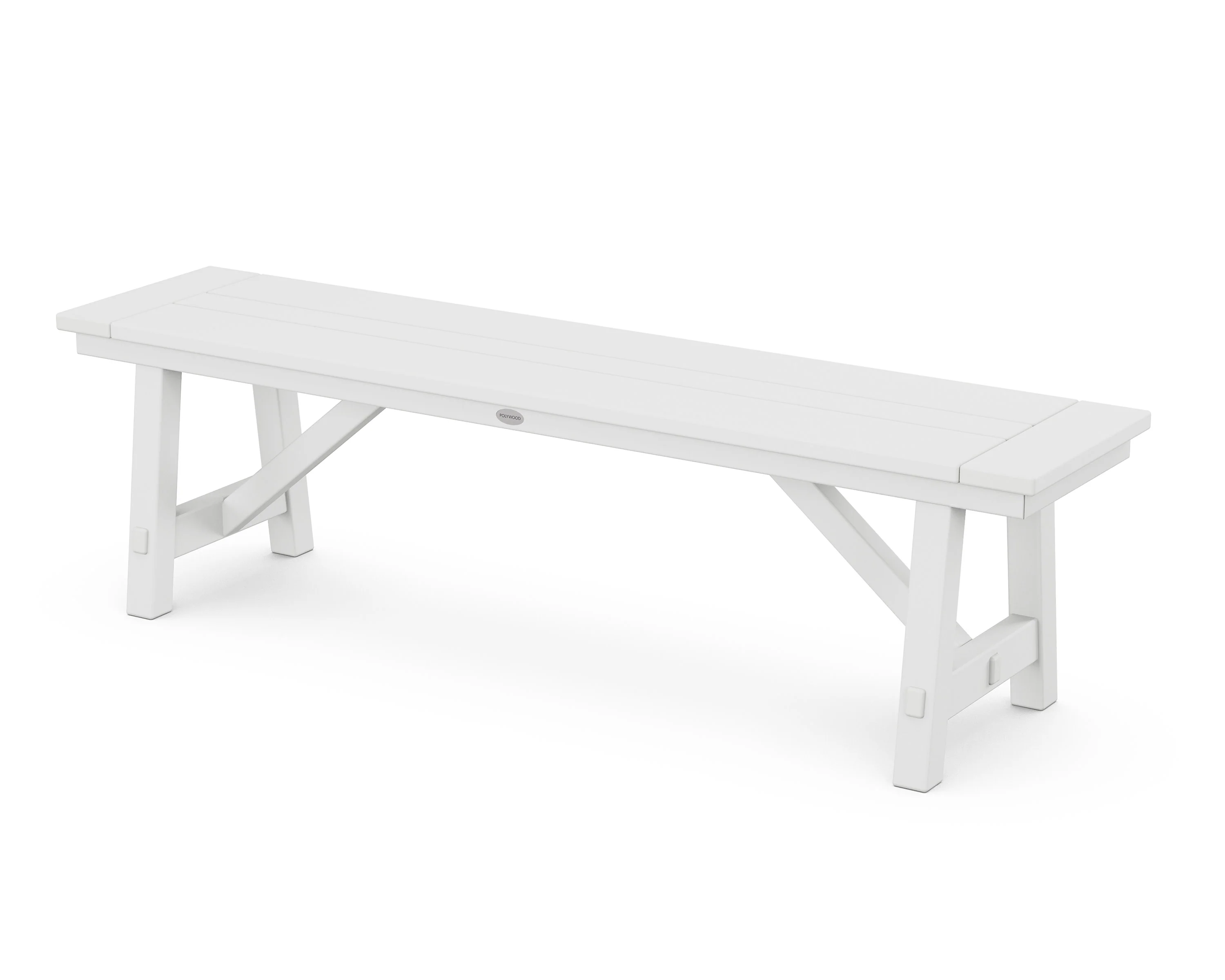 Rustic Farmhouse 60" Backless Bench - Image 14
