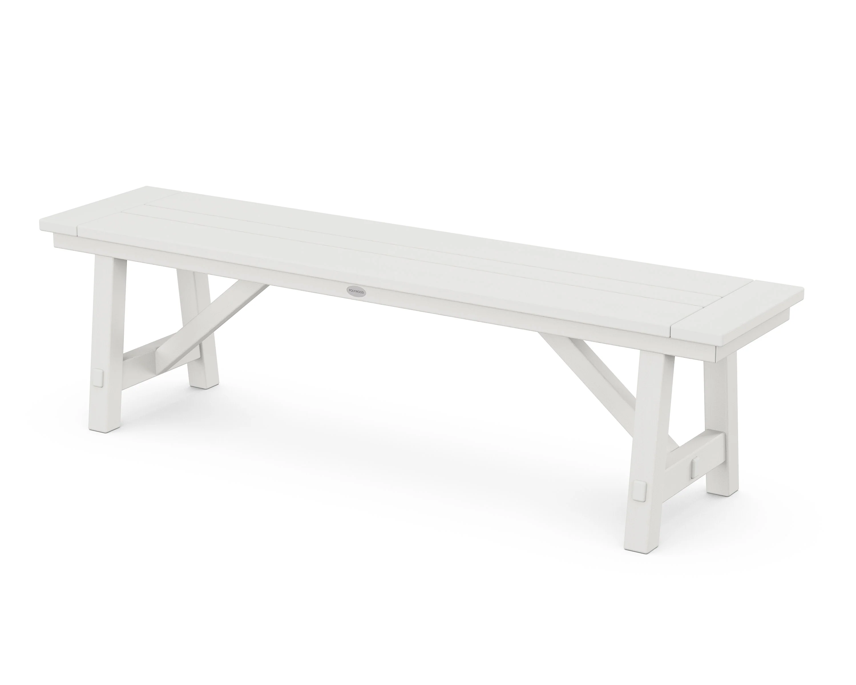 Rustic Farmhouse 60" Backless Bench - Image 6