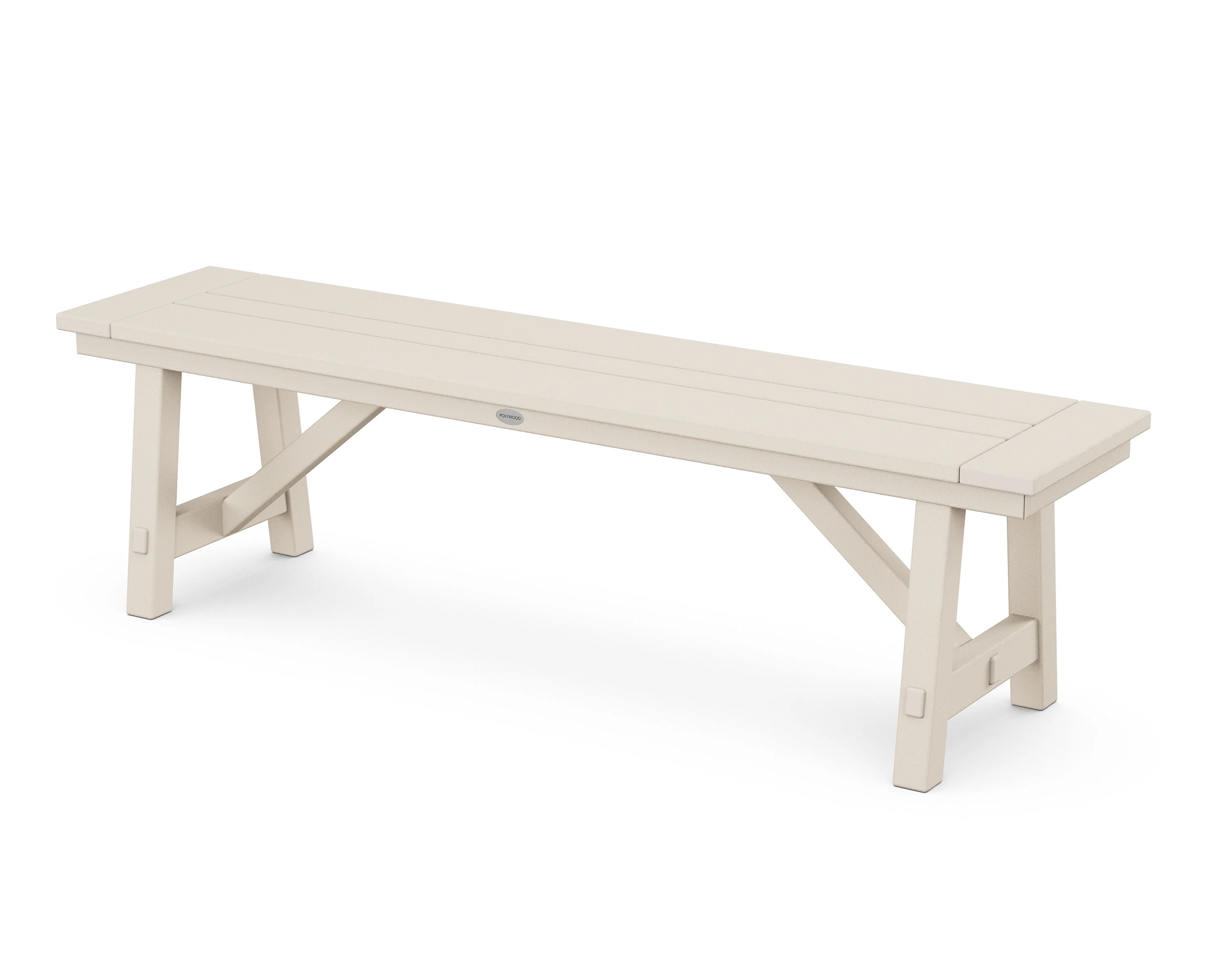 Rustic Farmhouse 60" Backless Bench - Image 7