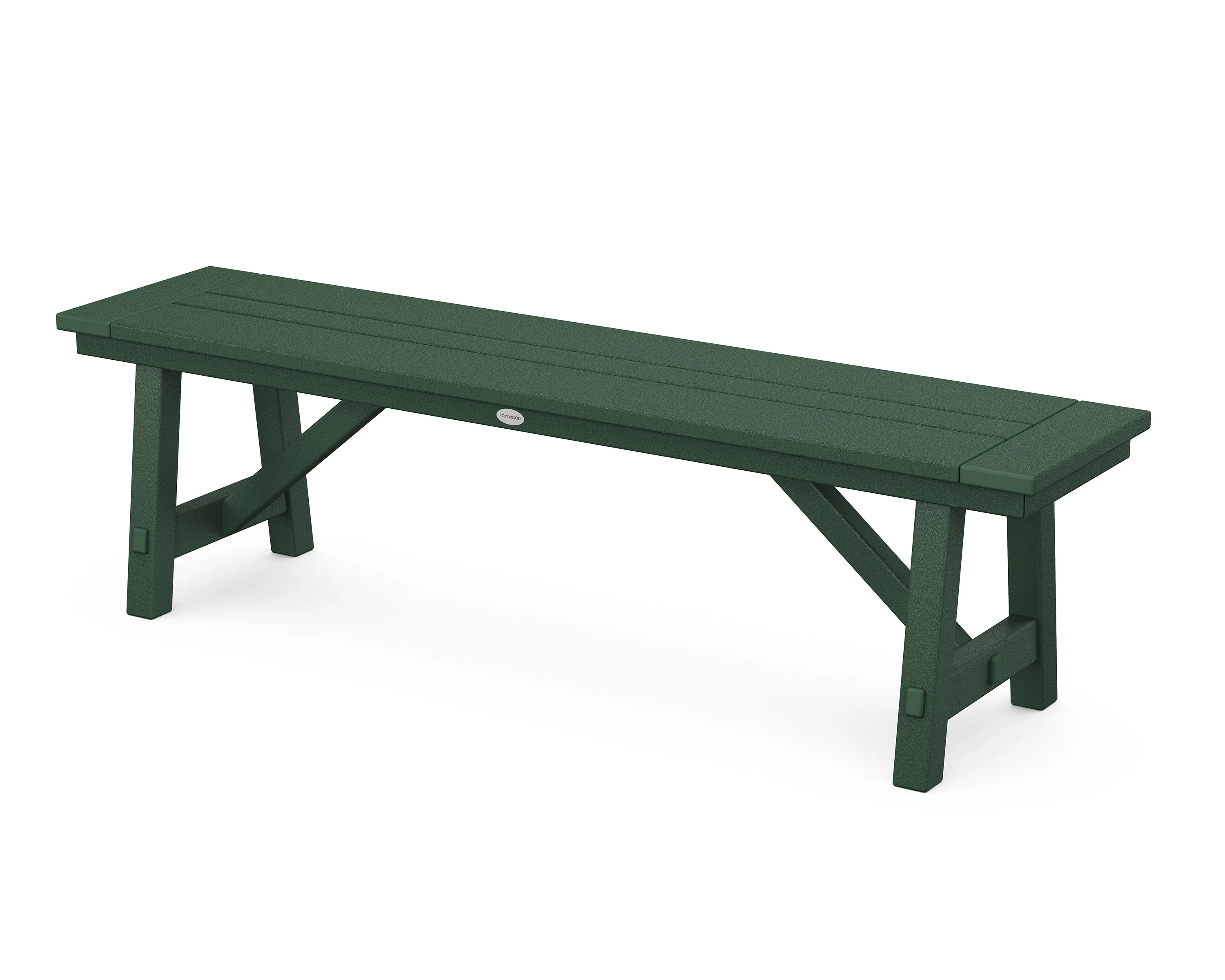 Rustic Farmhouse 60" Backless Bench - Image 8
