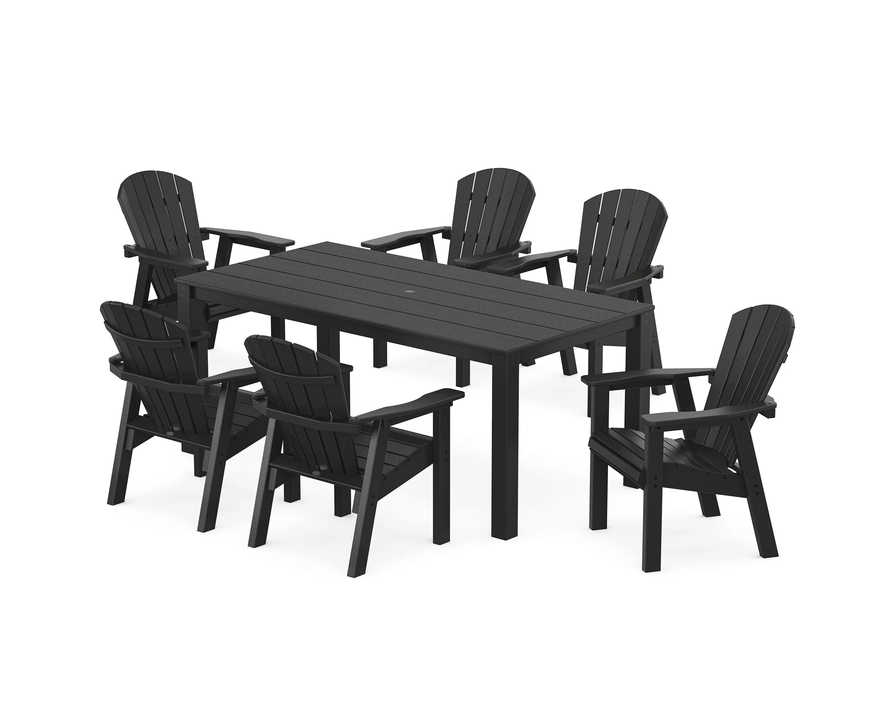 Seashell 7-Piece Parsons Dining Set - Image 5