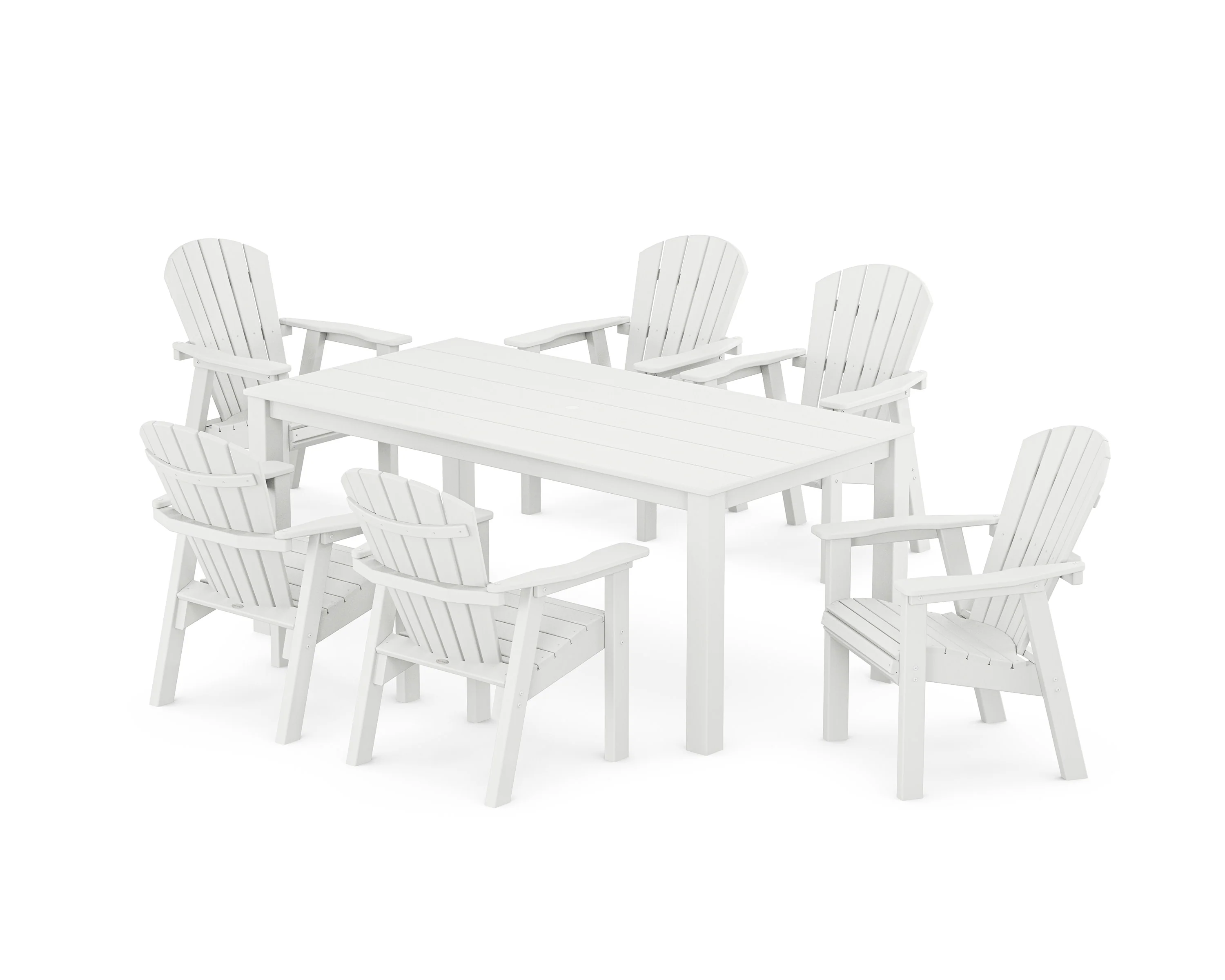 Seashell 7-Piece Parsons Dining Set - Image 9