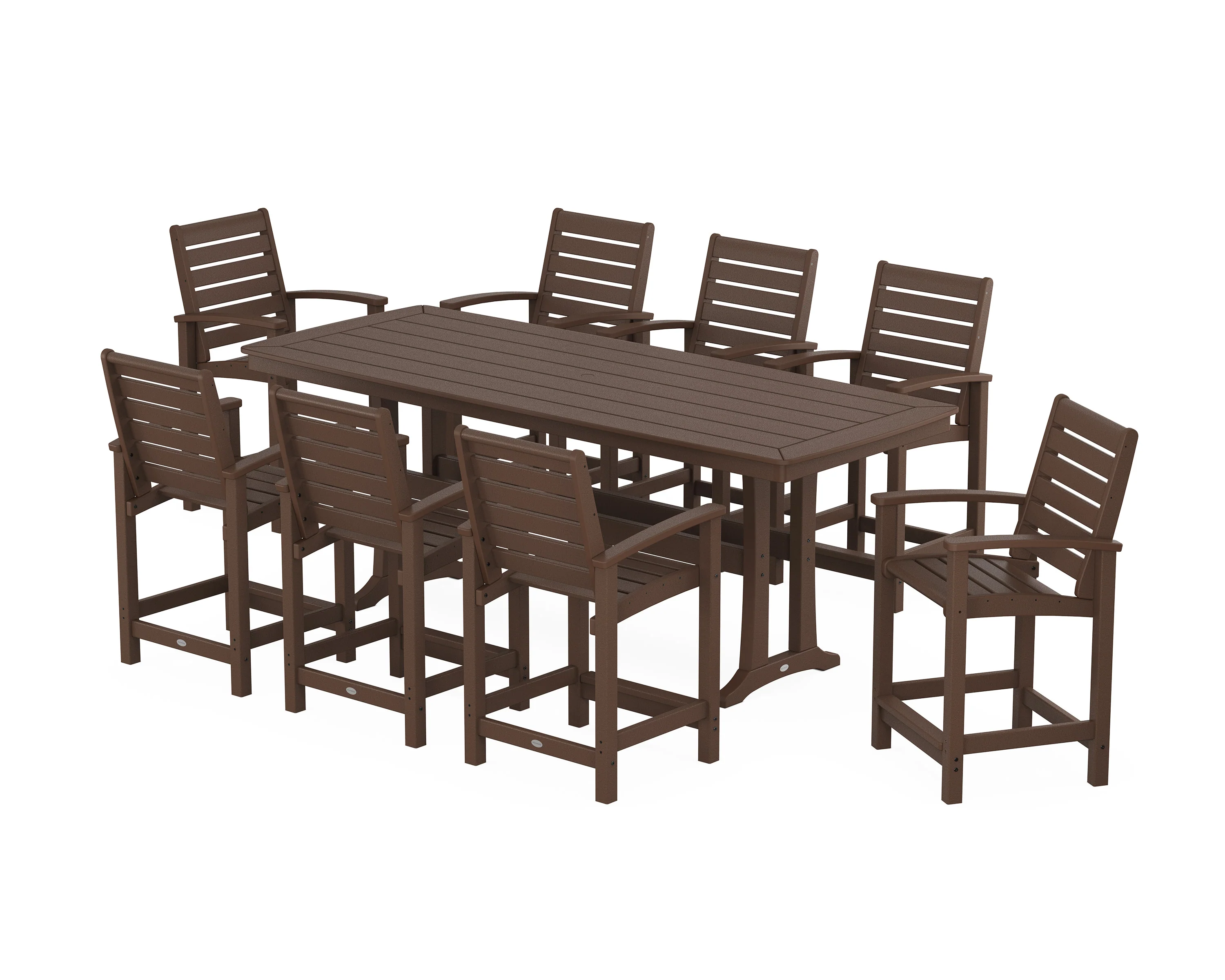 Signature 9-Piece Counter Set with Trestle Legs - Image 4