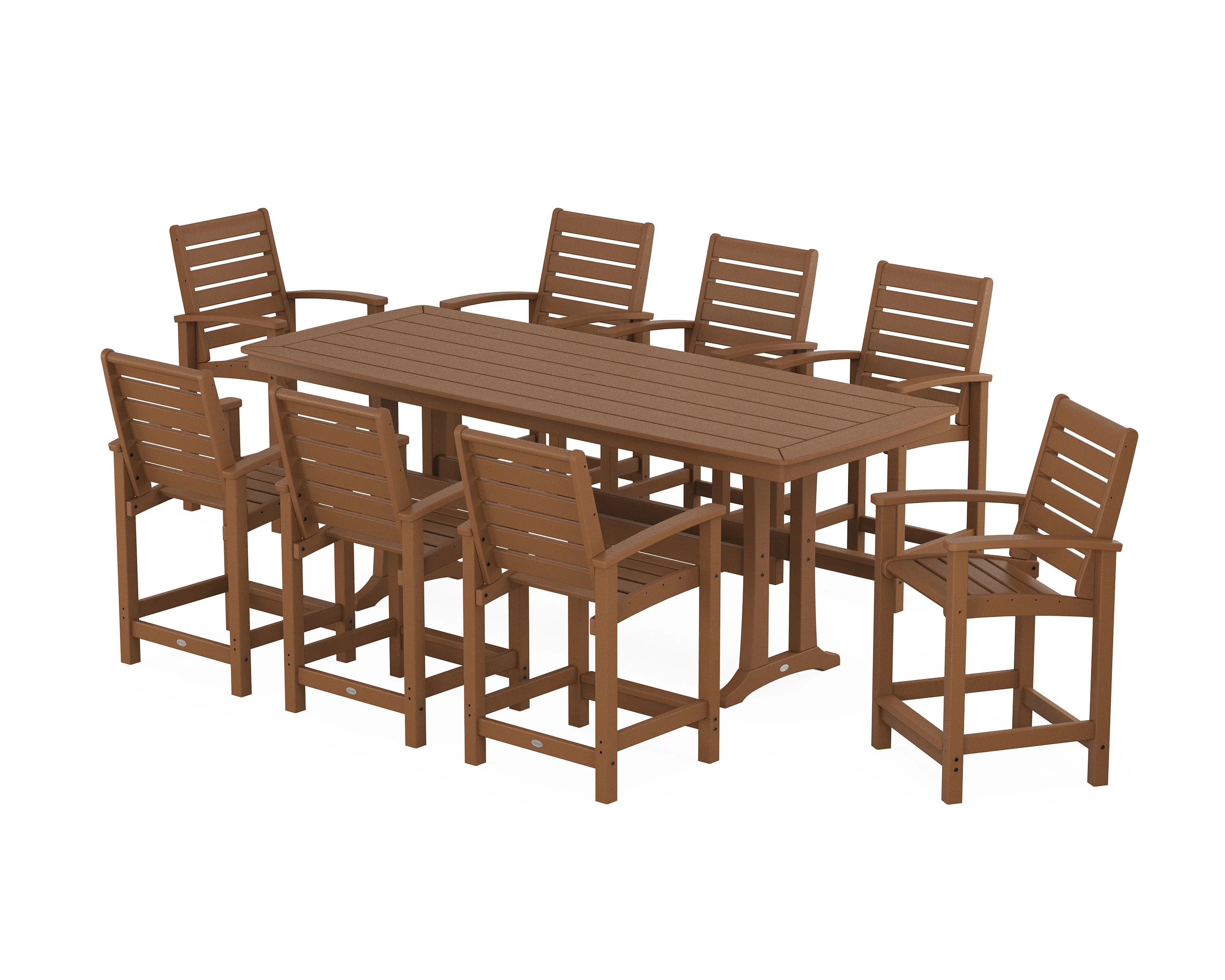 Signature 9-Piece Counter Set with Trestle Legs - Image 6