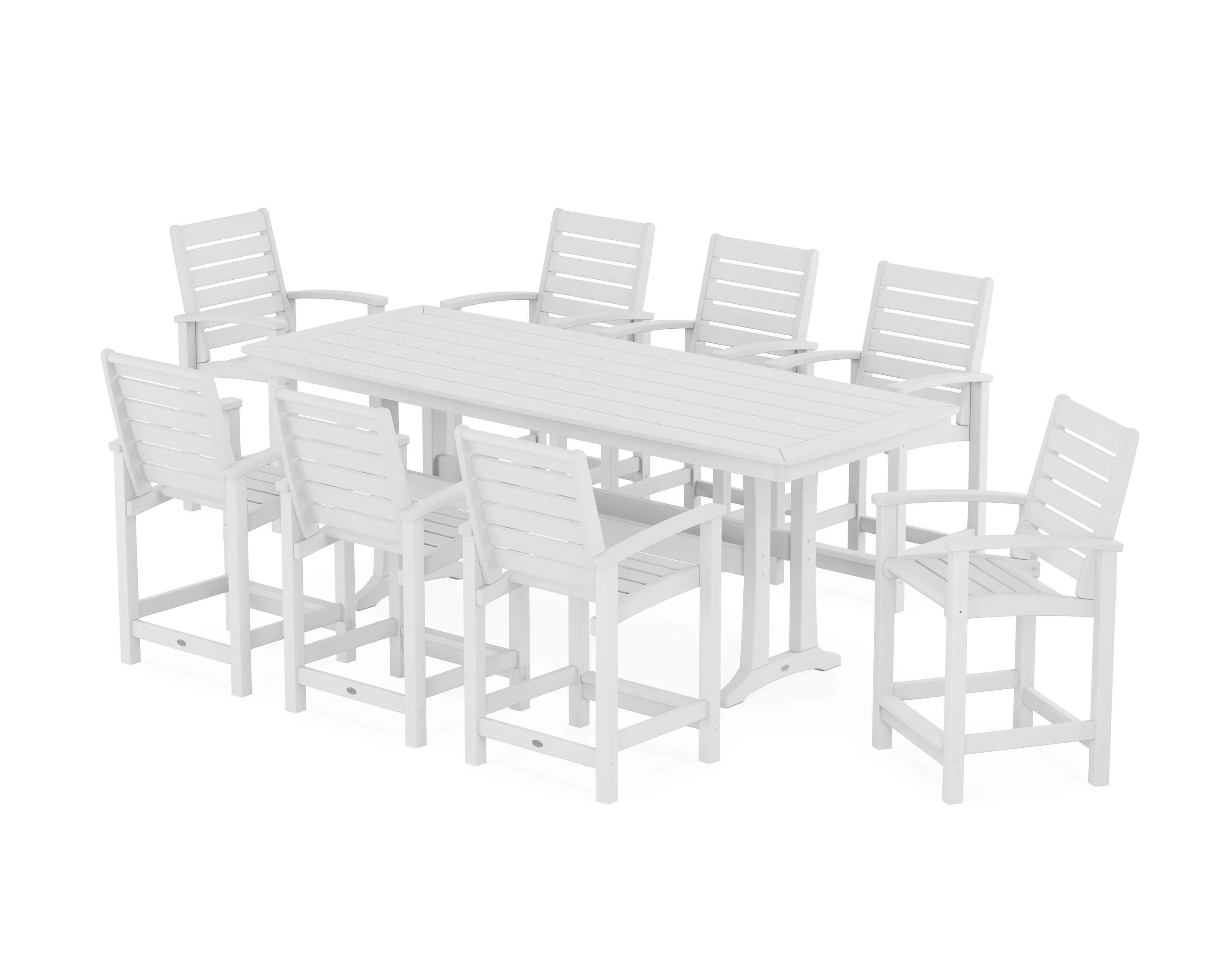 Signature 9-Piece Counter Set with Trestle Legs - Image 7
