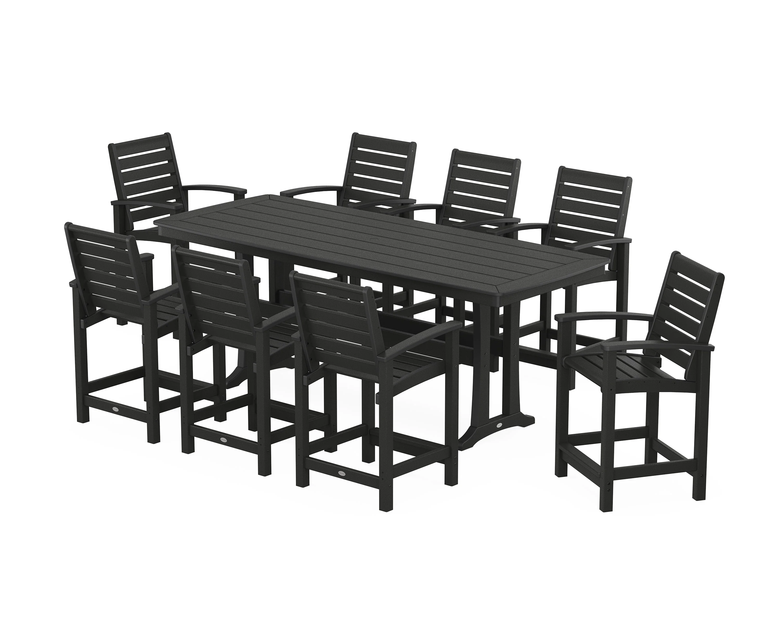 Signature 9-Piece Counter Set with Trestle Legs - Image 8