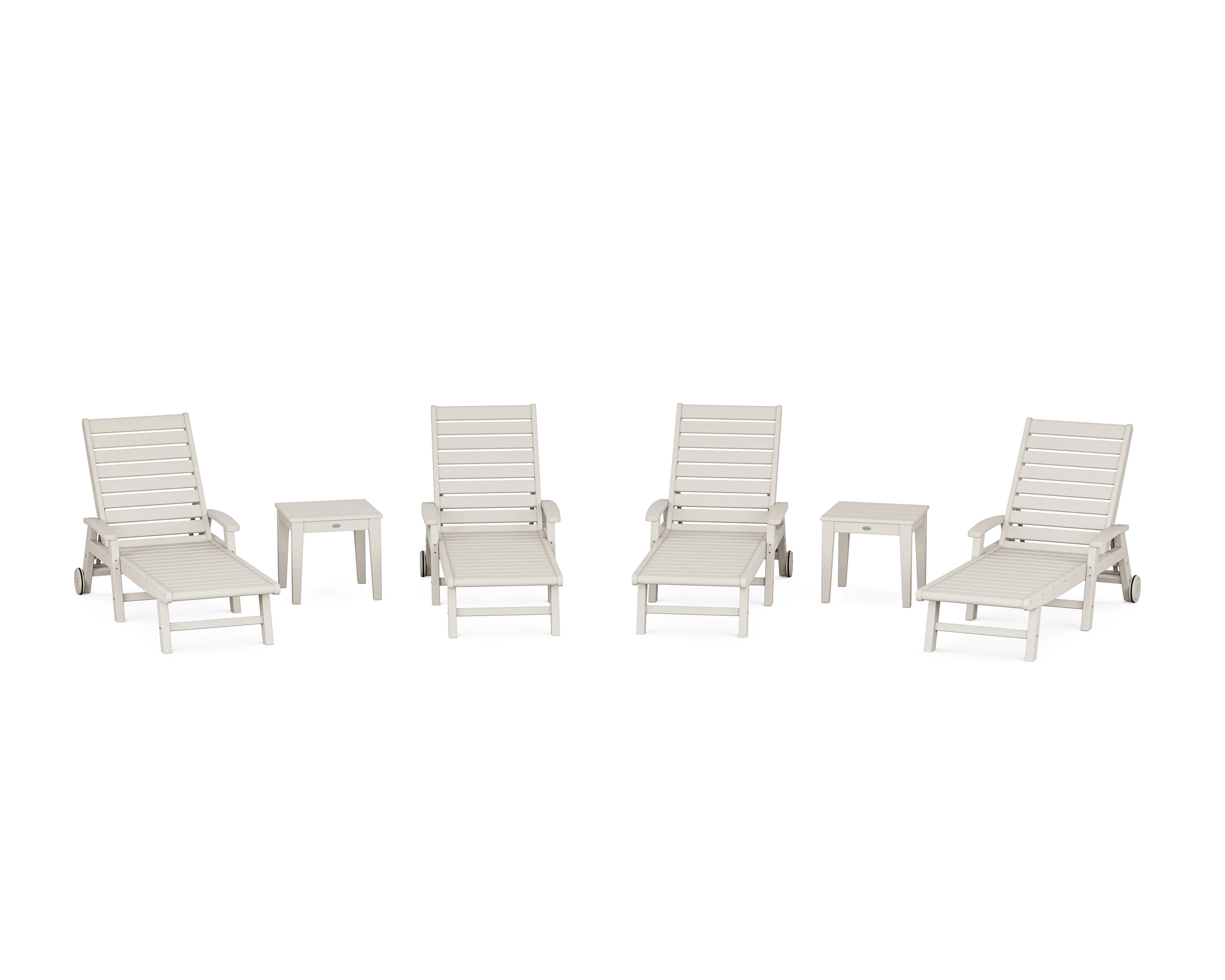 Signature Chaise 6-Piece Set with Wheels - Image 6