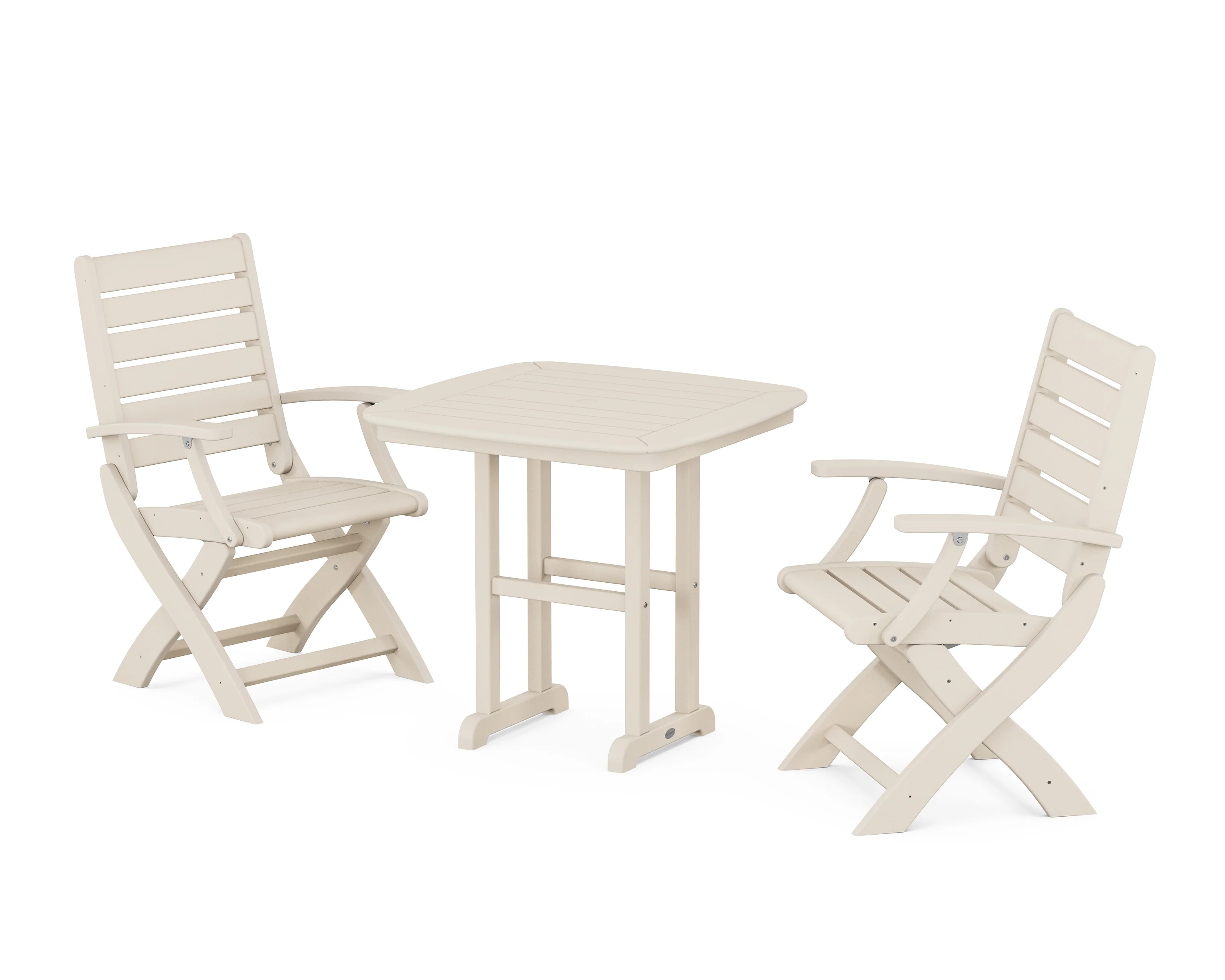 Signature Folding Chair 3-Piece Dining Set - Image 7