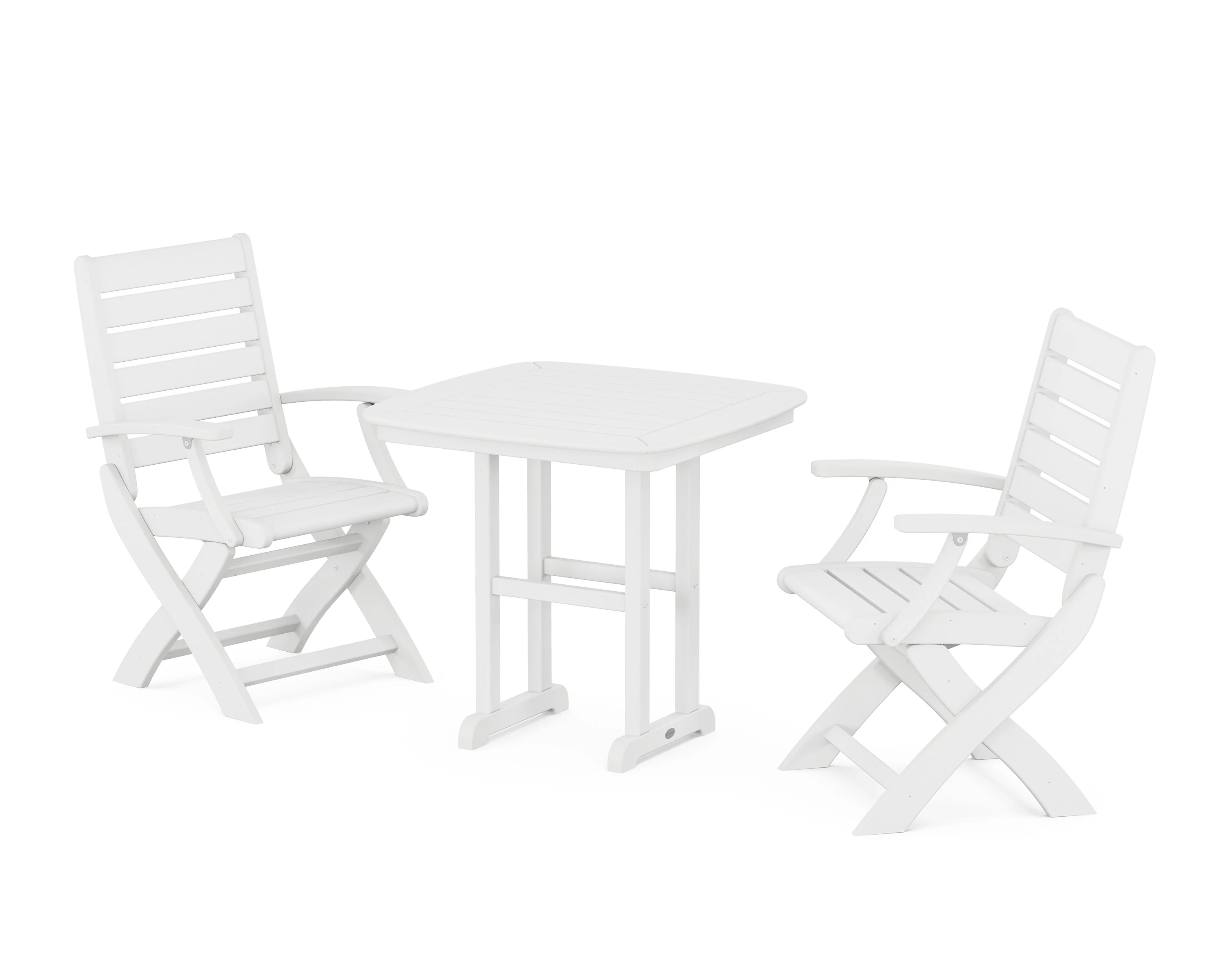 Signature Folding Chair 3-Piece Dining Set - Image 8