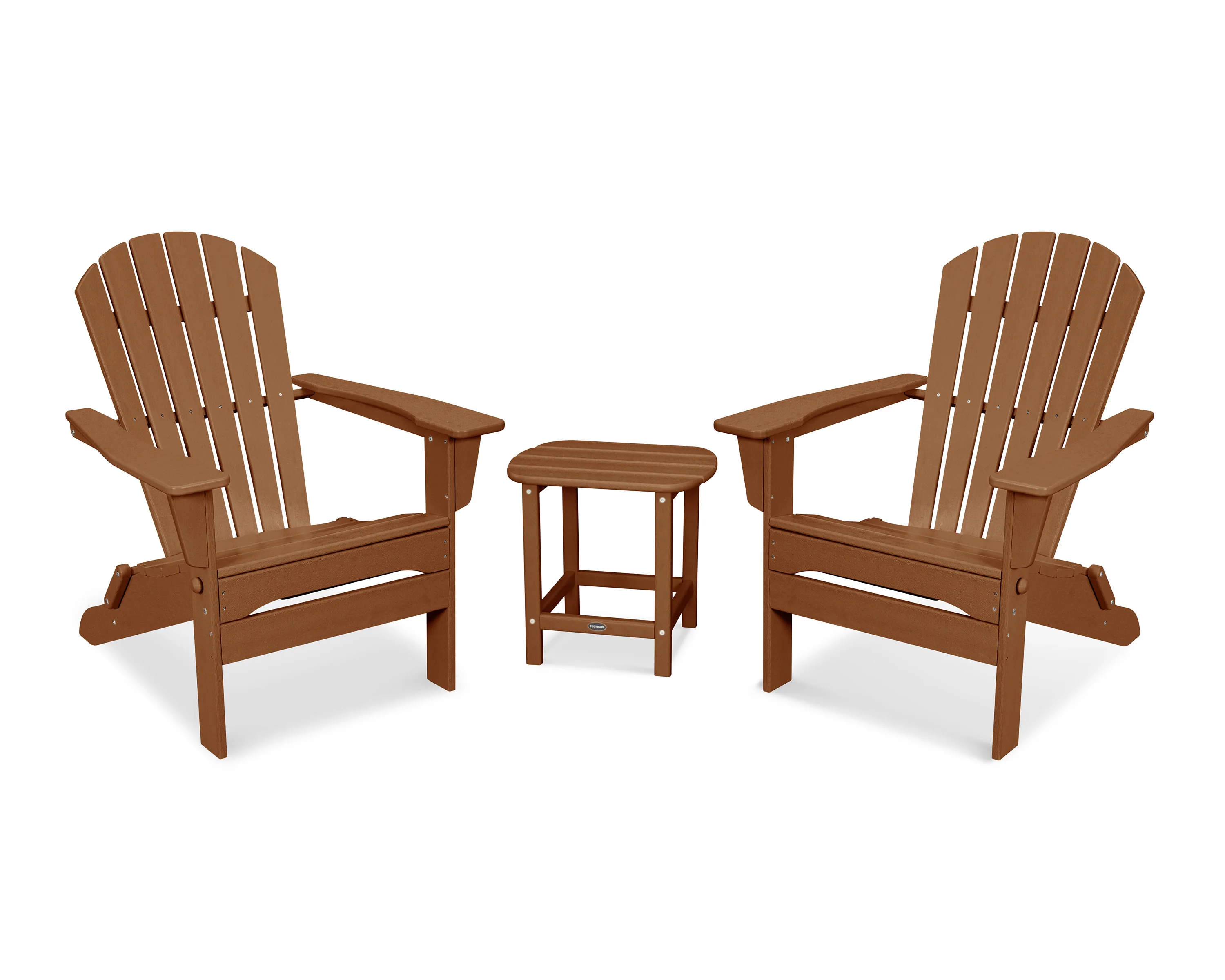 South Beach 3-Piece Folding Adirondack Set - Image 14