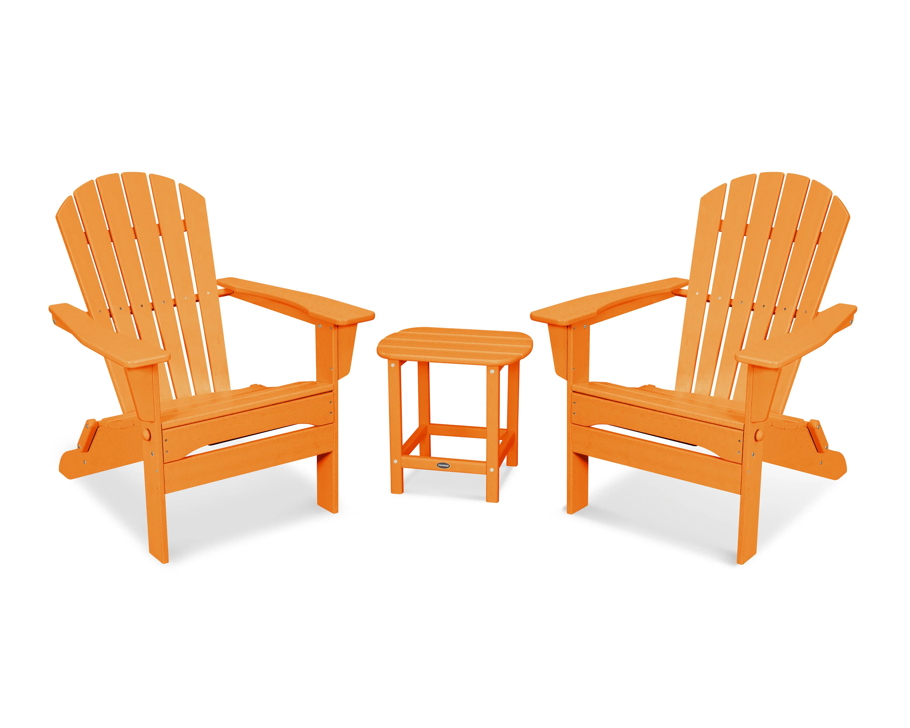 South Beach 3-Piece Folding Adirondack Set - Image 16