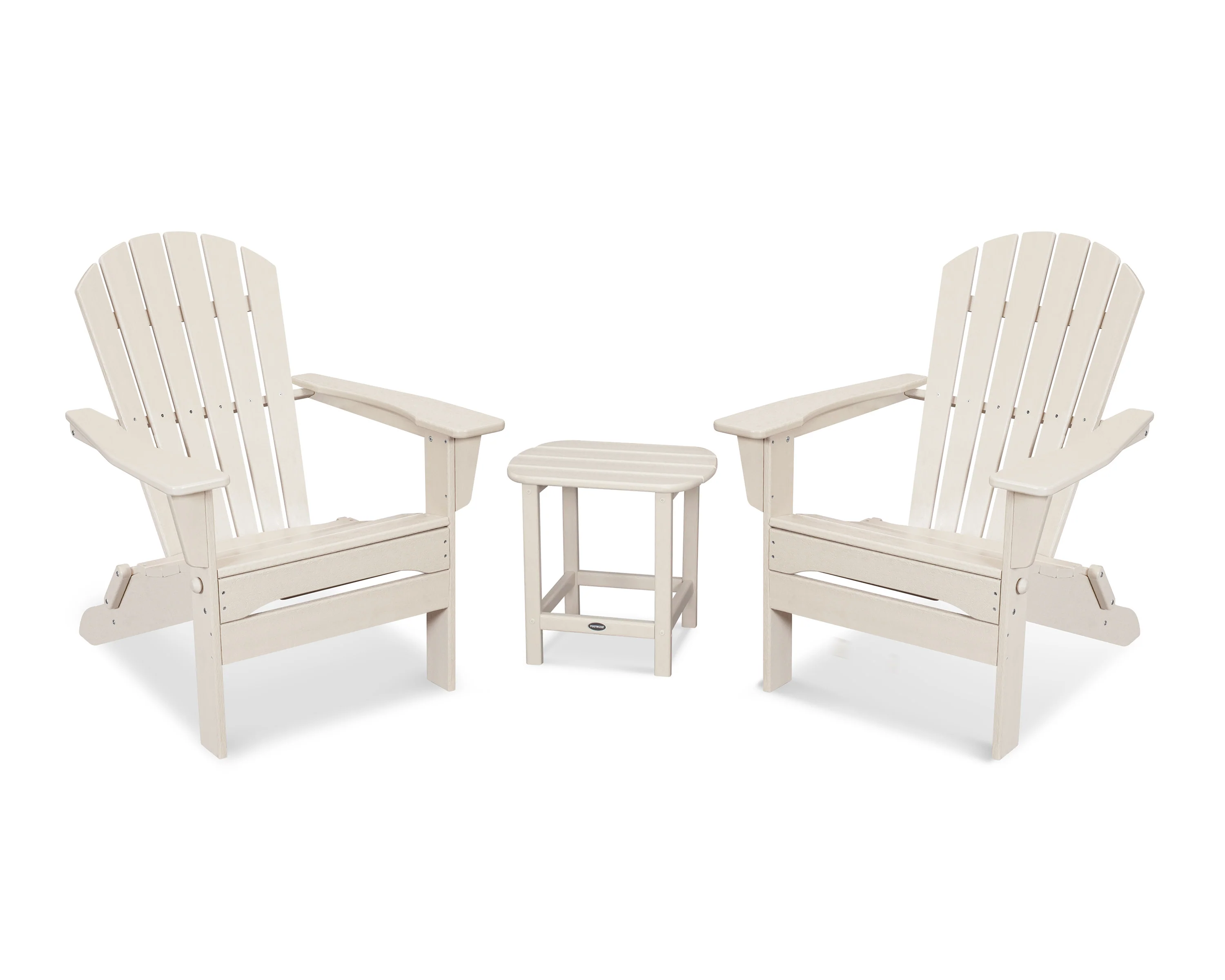 South Beach 3-Piece Folding Adirondack Set - Image 8