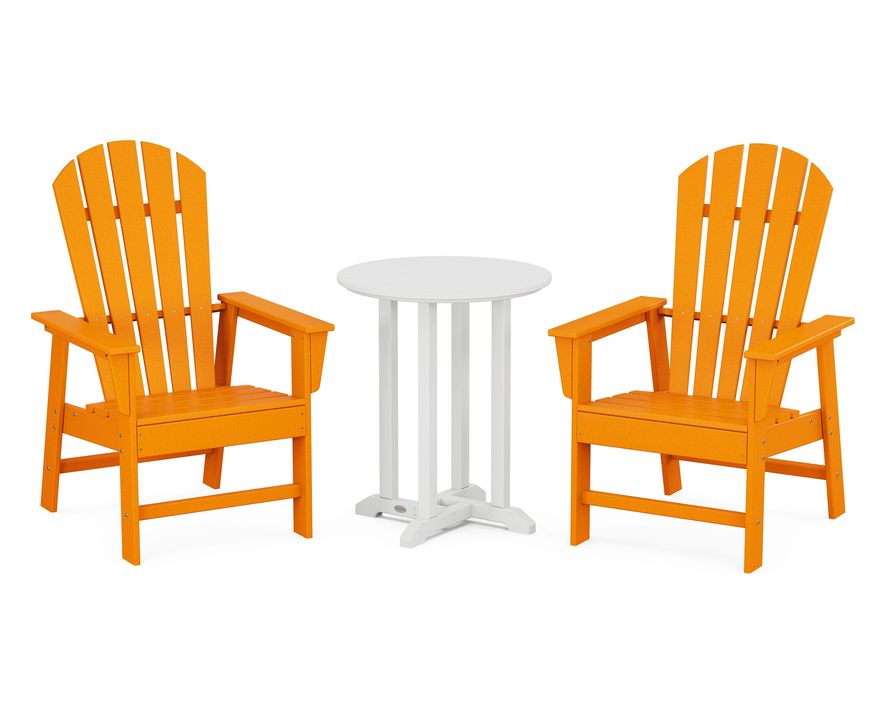 South Beach 3-Piece Round Farmhouse Bistro Dining Set - Image 12