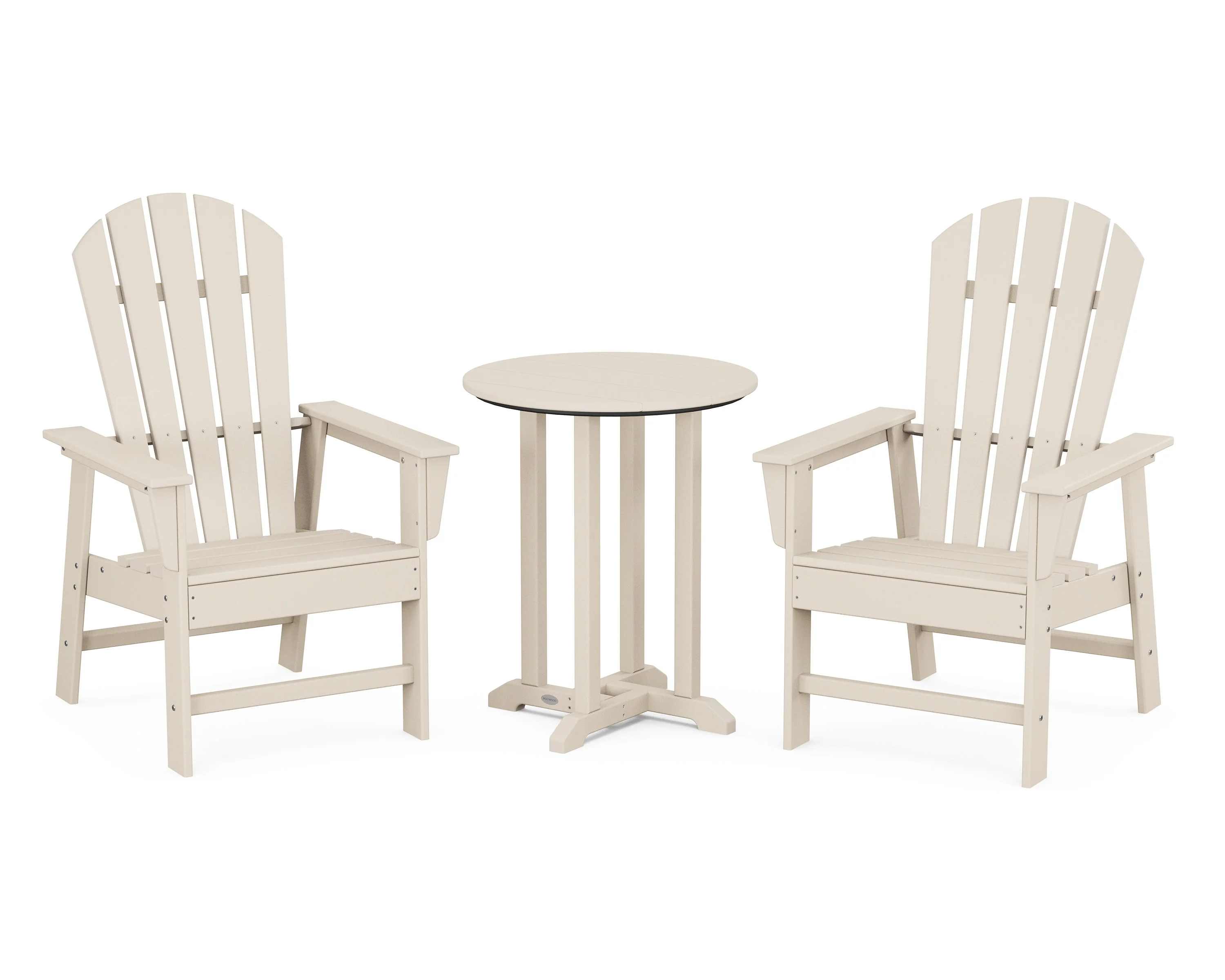 South Beach 3-Piece Round Farmhouse Bistro Dining Set - Image 14