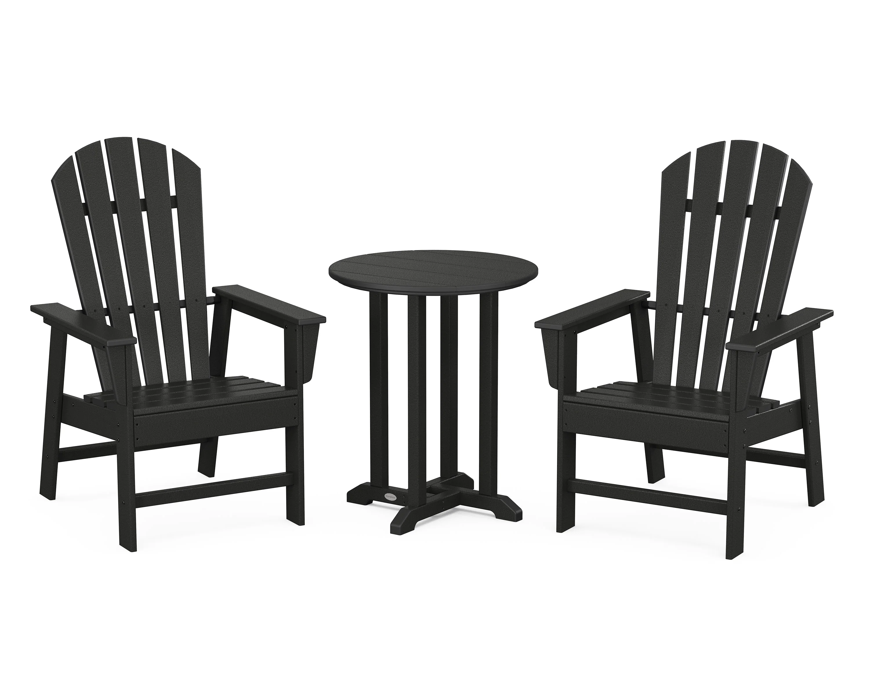 South Beach 3-Piece Round Farmhouse Bistro Dining Set - Image 15
