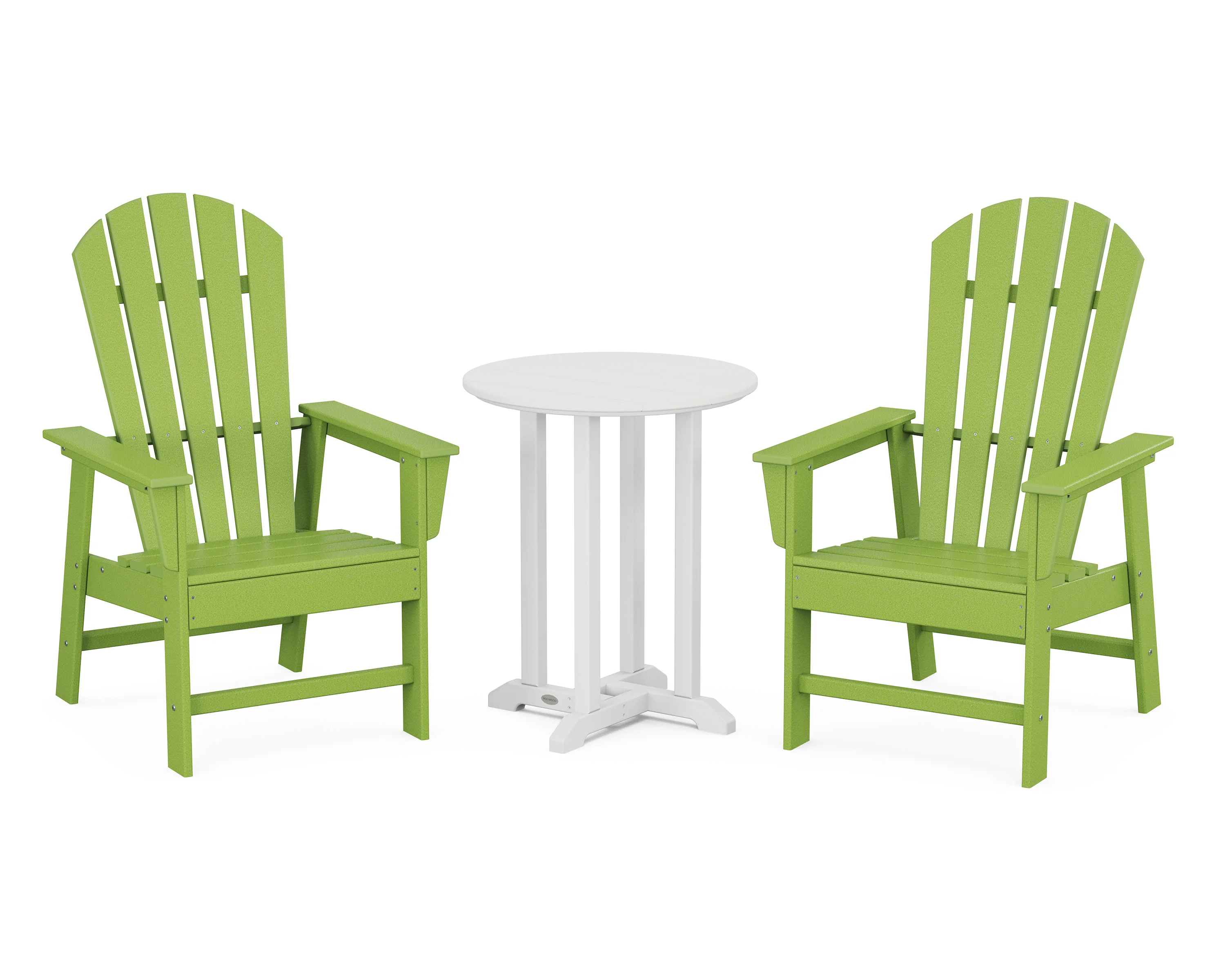 South Beach 3-Piece Round Farmhouse Bistro Dining Set - Image 16