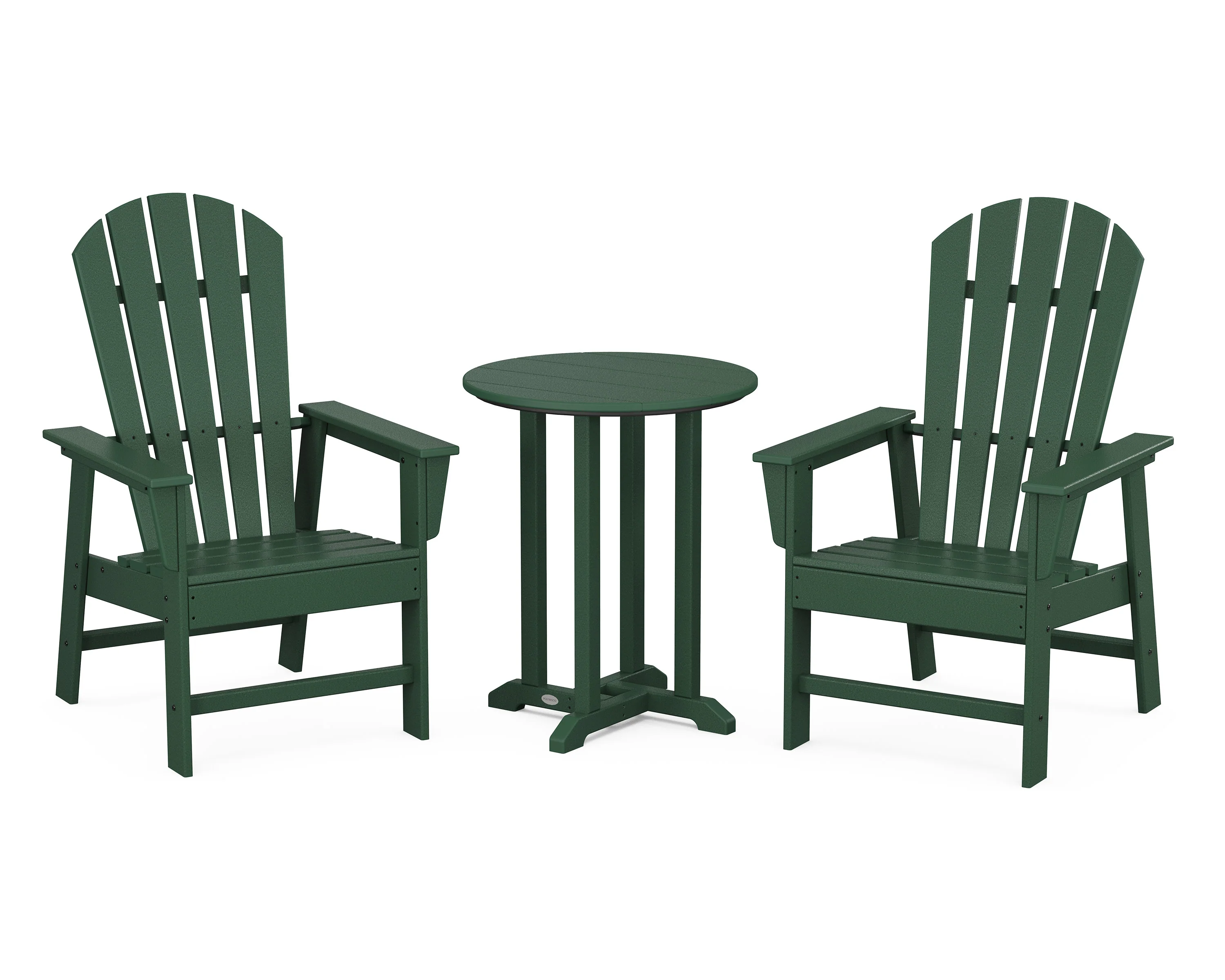 South Beach 3-Piece Round Farmhouse Bistro Dining Set - Image 5