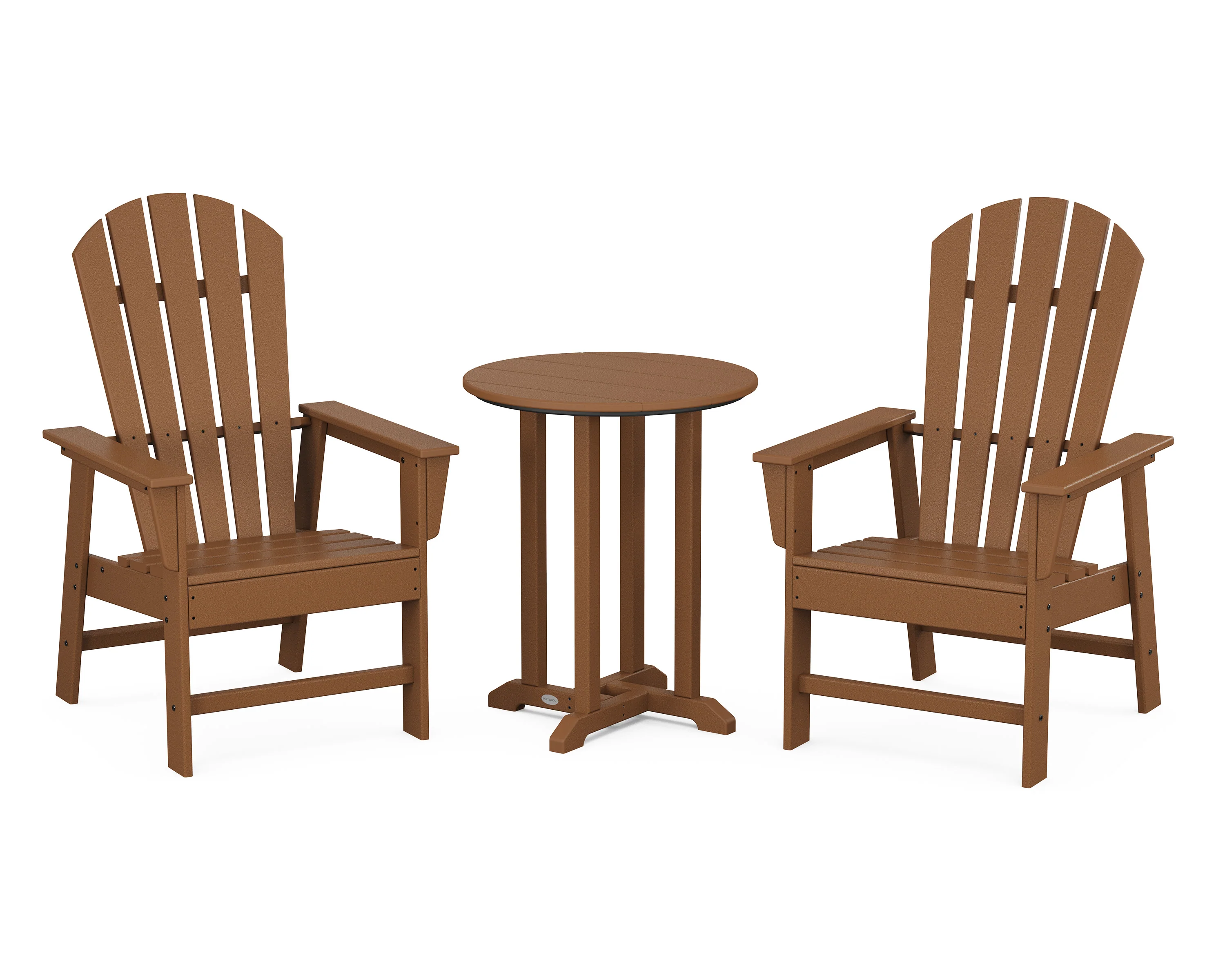 South Beach 3-Piece Round Farmhouse Bistro Dining Set - Image 6