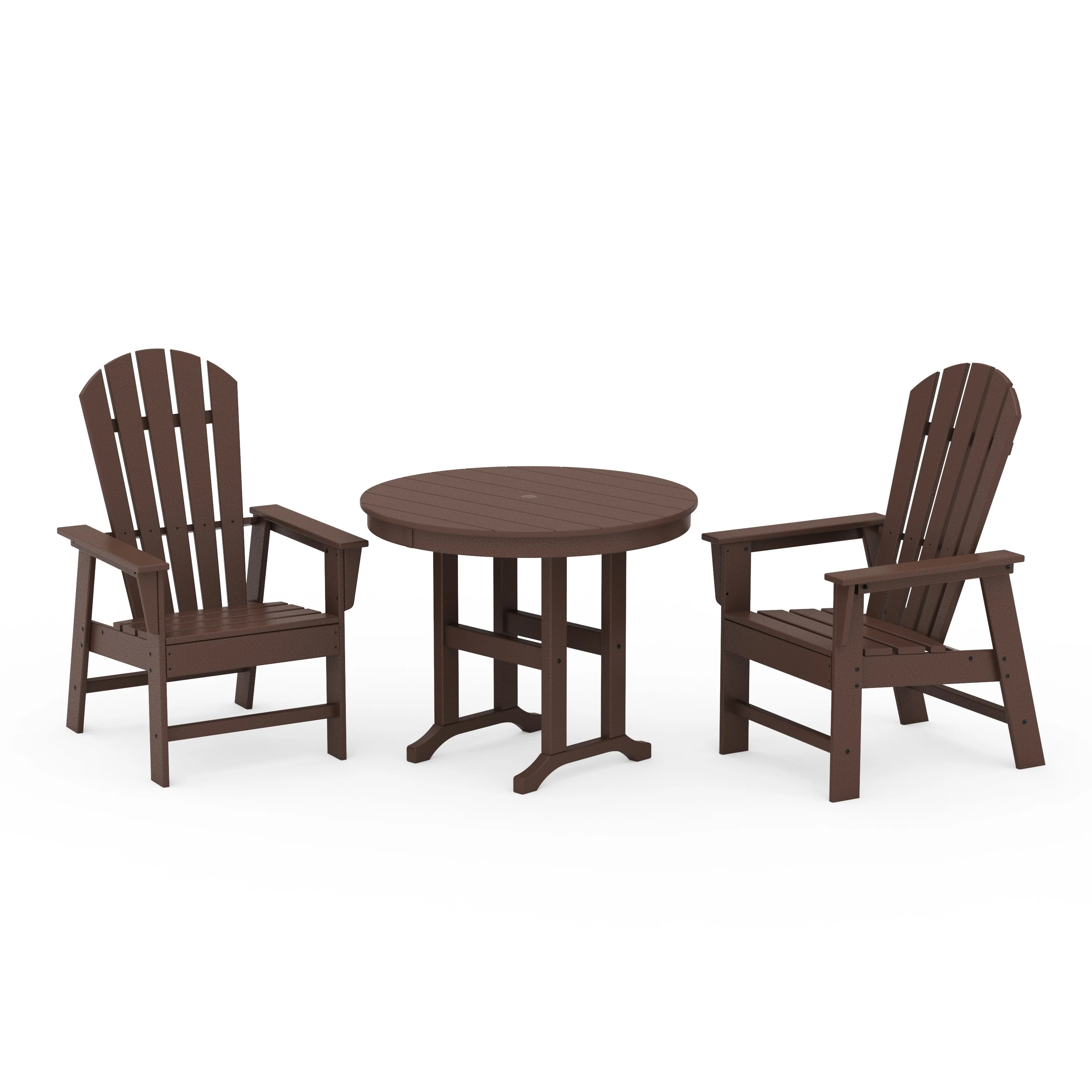 South Beach 3-Piece Round Farmhouse Dining Set - Image 10