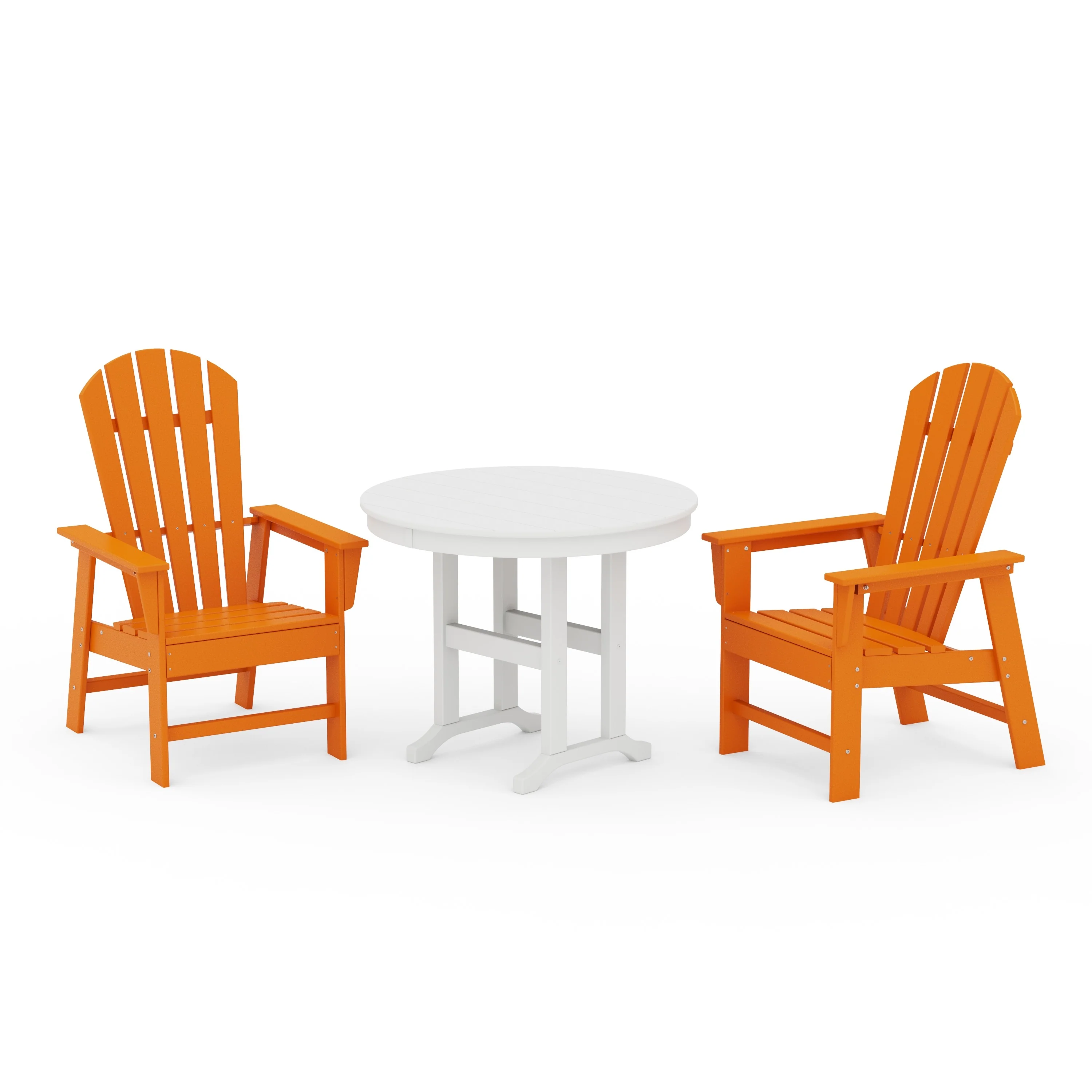 South Beach 3-Piece Round Farmhouse Dining Set - Image 11
