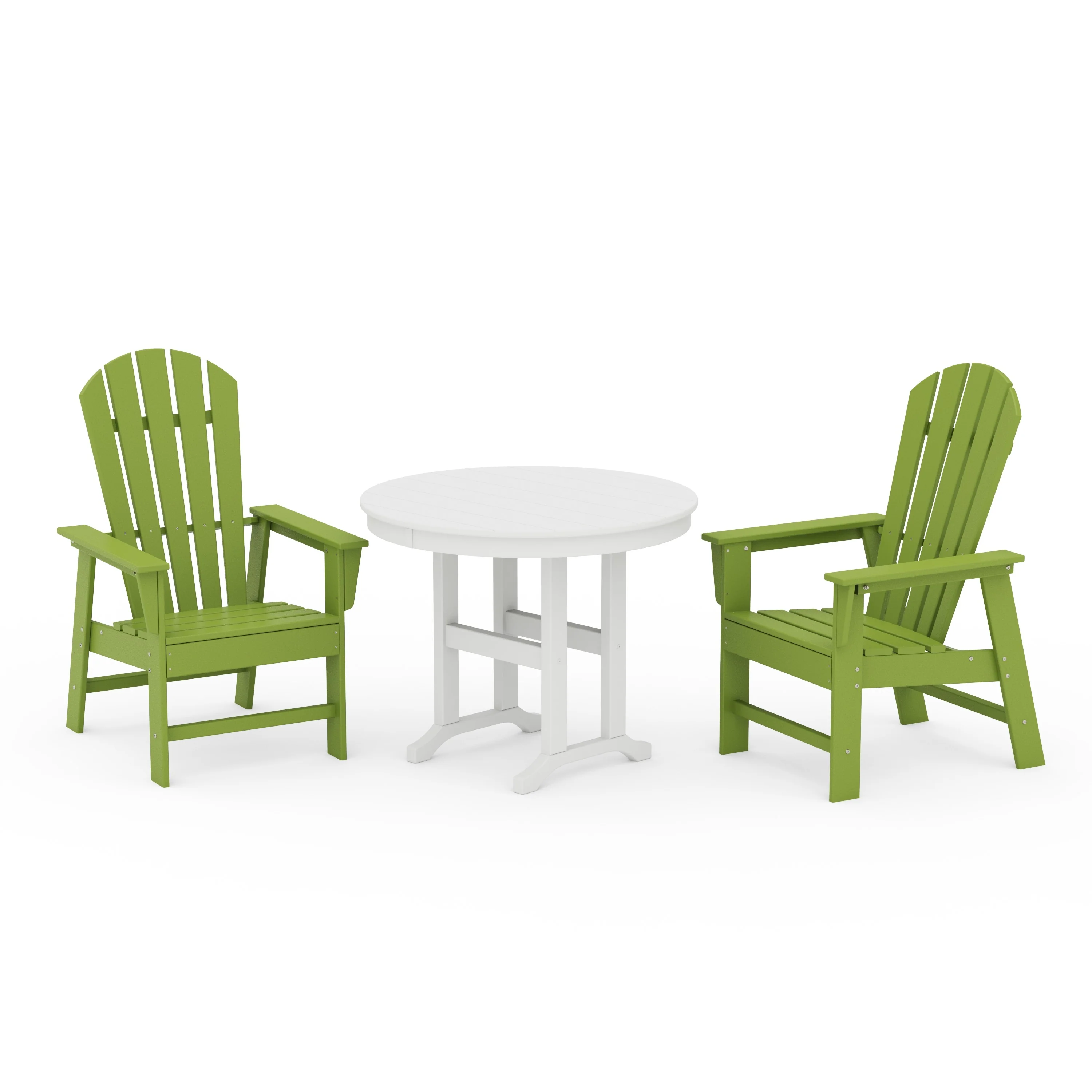 South Beach 3-Piece Round Farmhouse Dining Set - Image 12