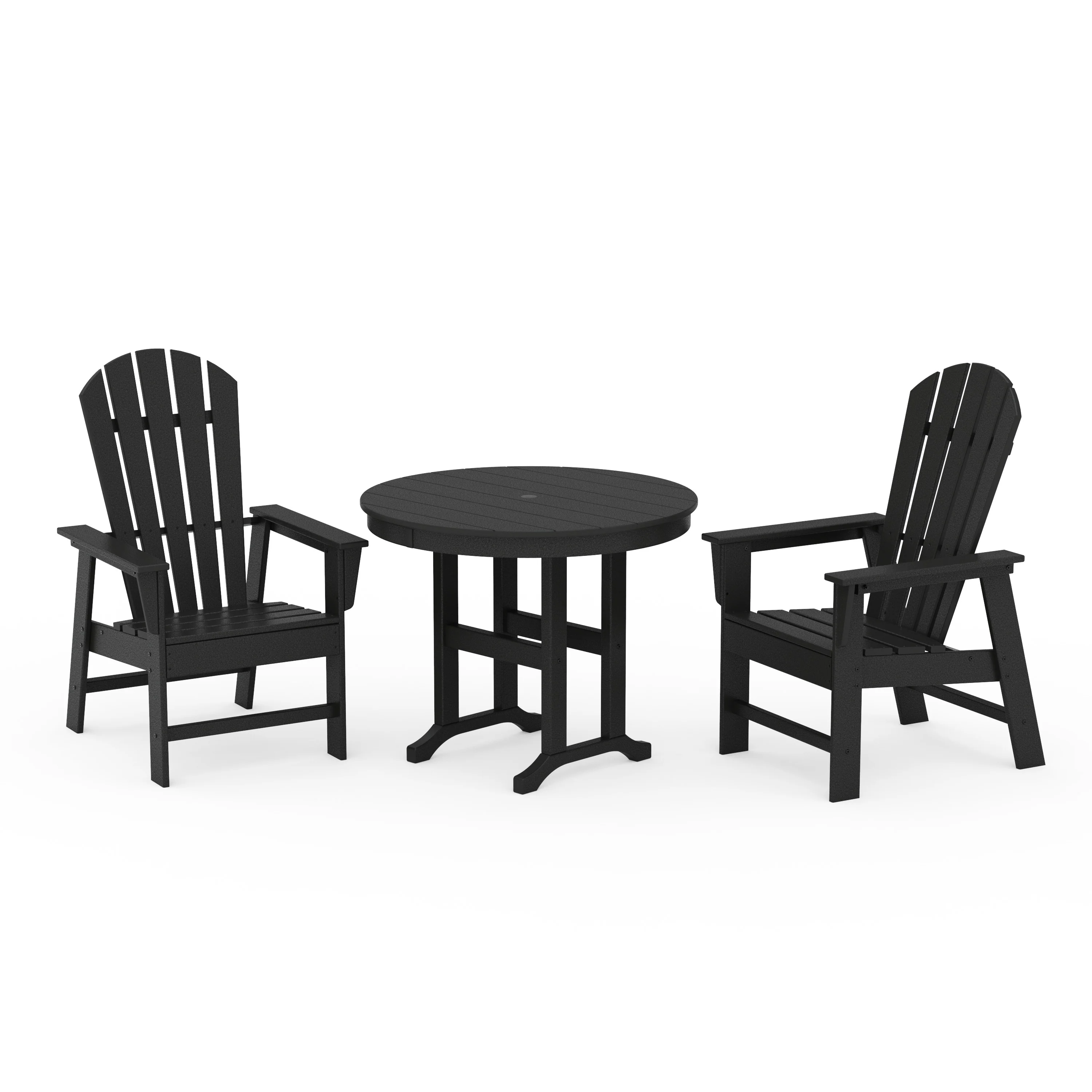 South Beach 3-Piece Round Farmhouse Dining Set - Image 13