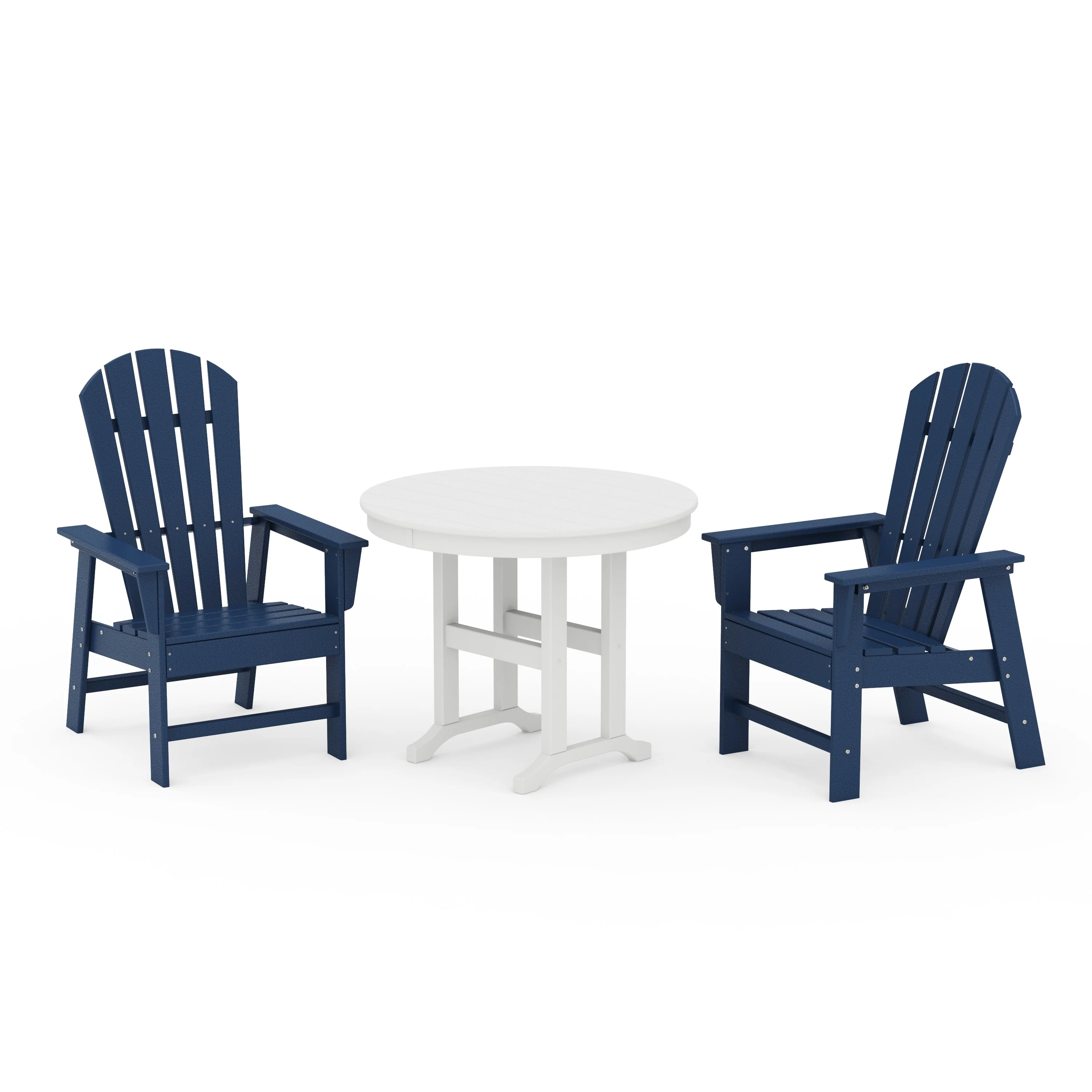 South Beach 3-Piece Round Farmhouse Dining Set - Image 14