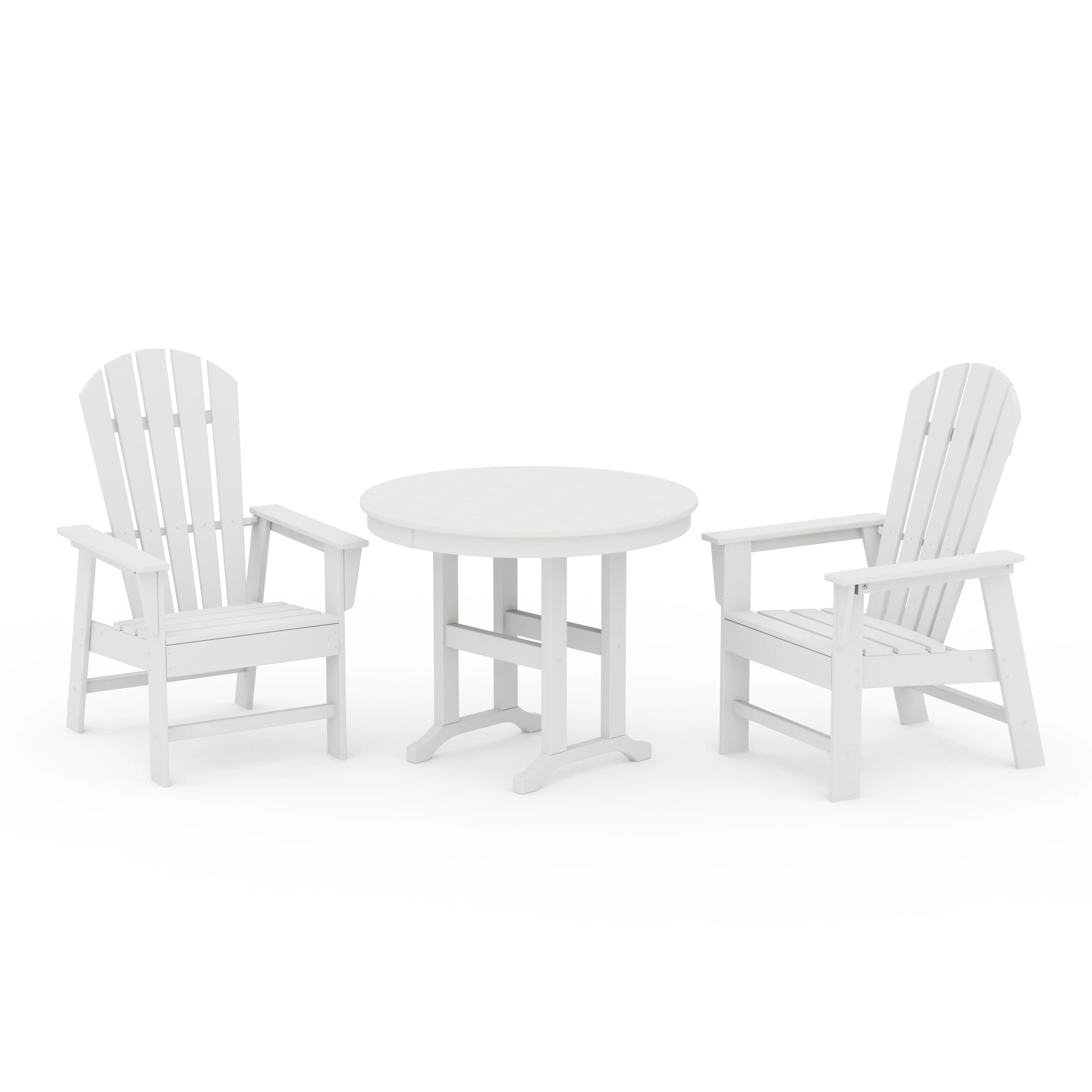 South Beach 3-Piece Round Farmhouse Dining Set - Image 15