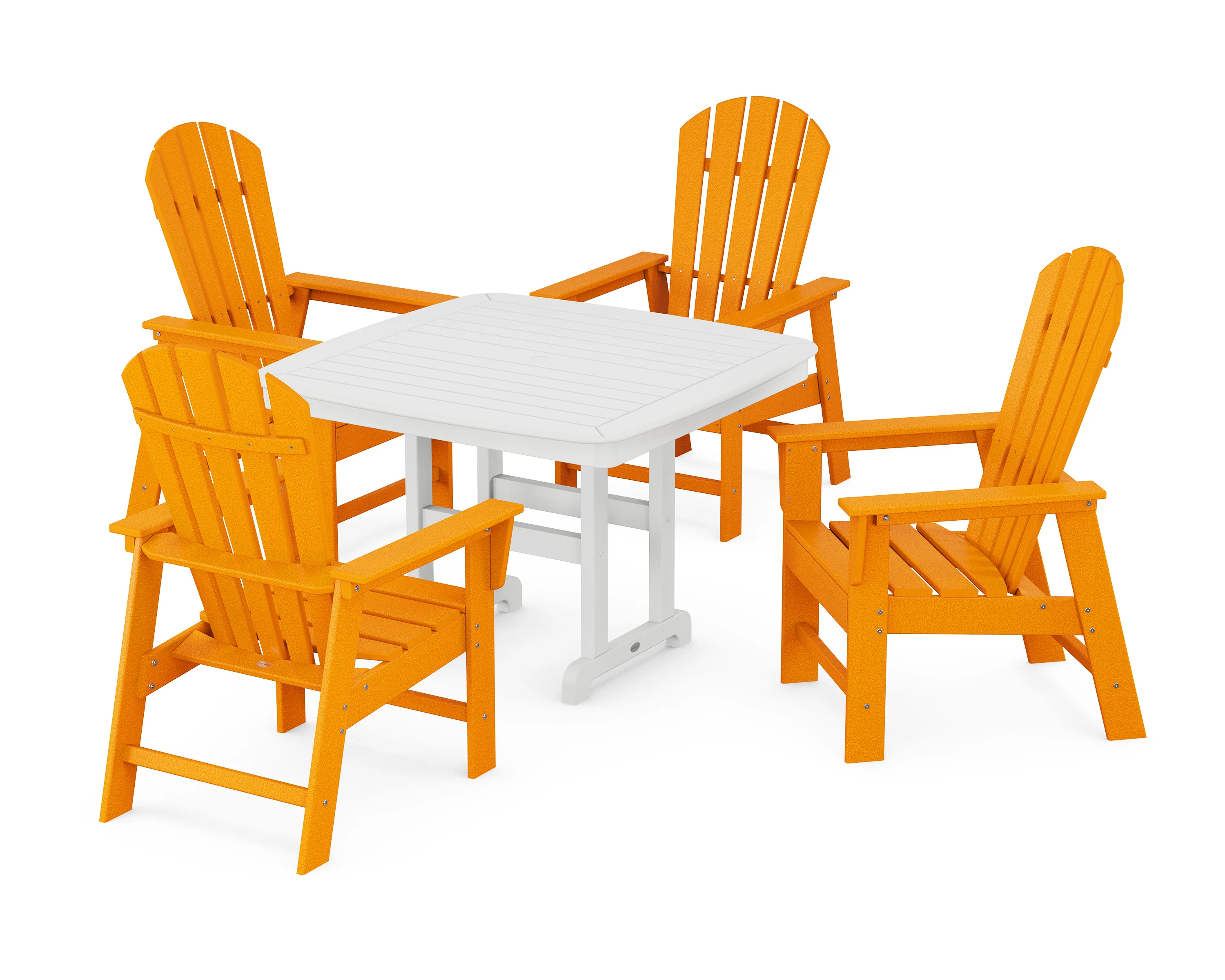 South Beach 5-Piece Dining Set with Trestle Legs - Image 12