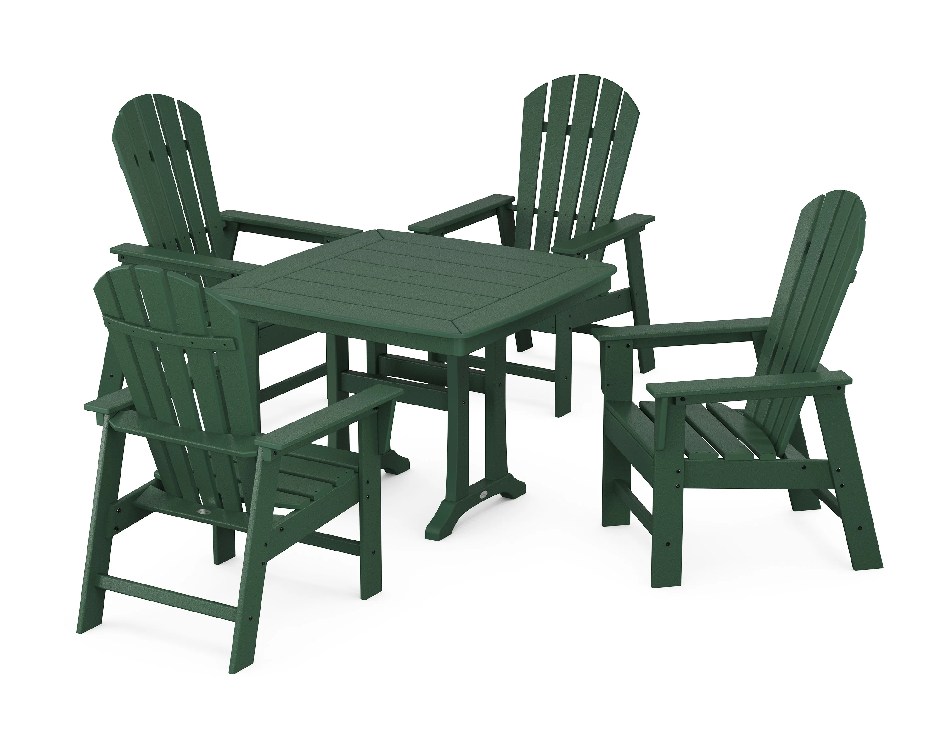 South Beach 5-Piece Dining Set with Trestle Legs - Image 12