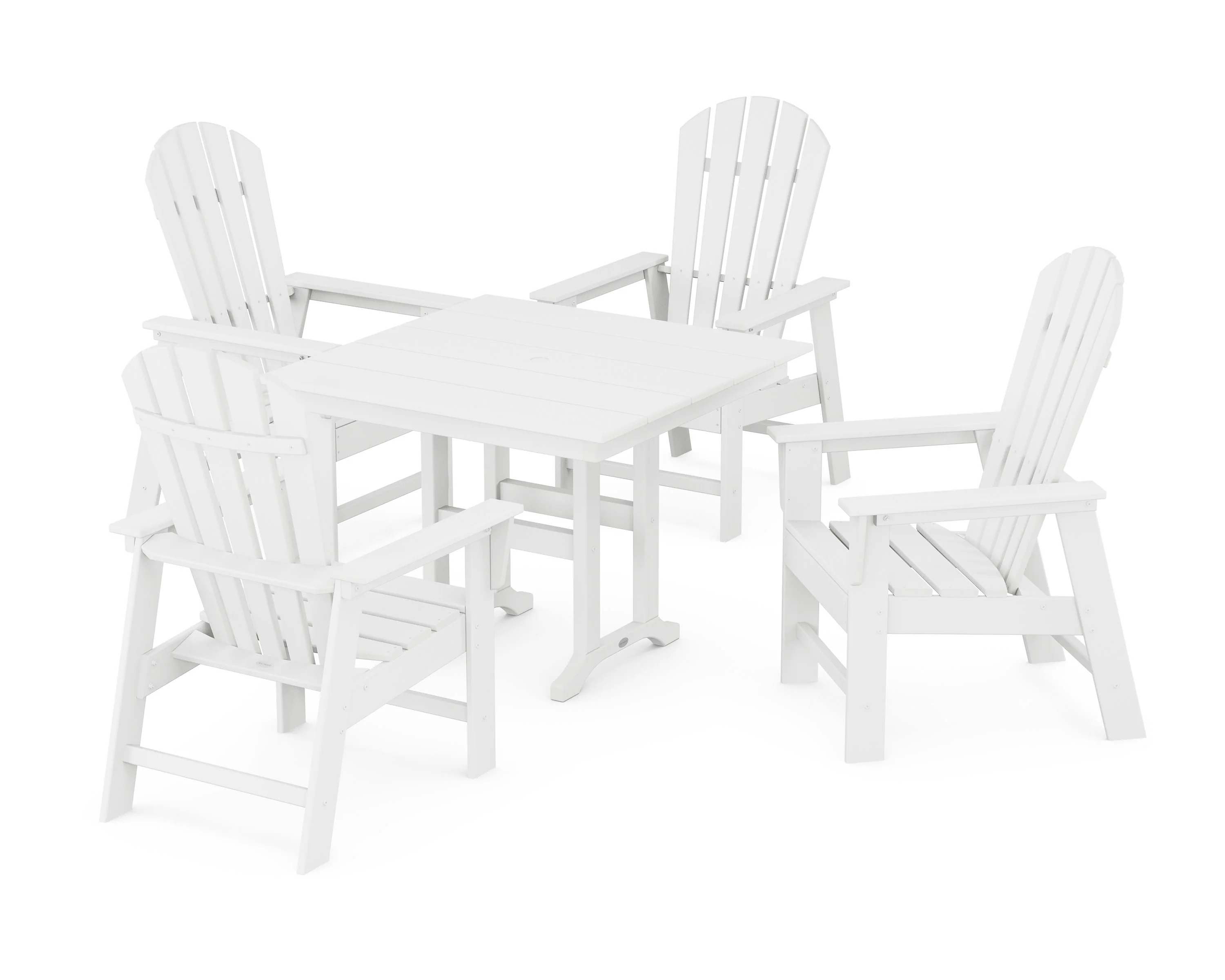South Beach 5-Piece Farmhouse Dining Set - Image 11