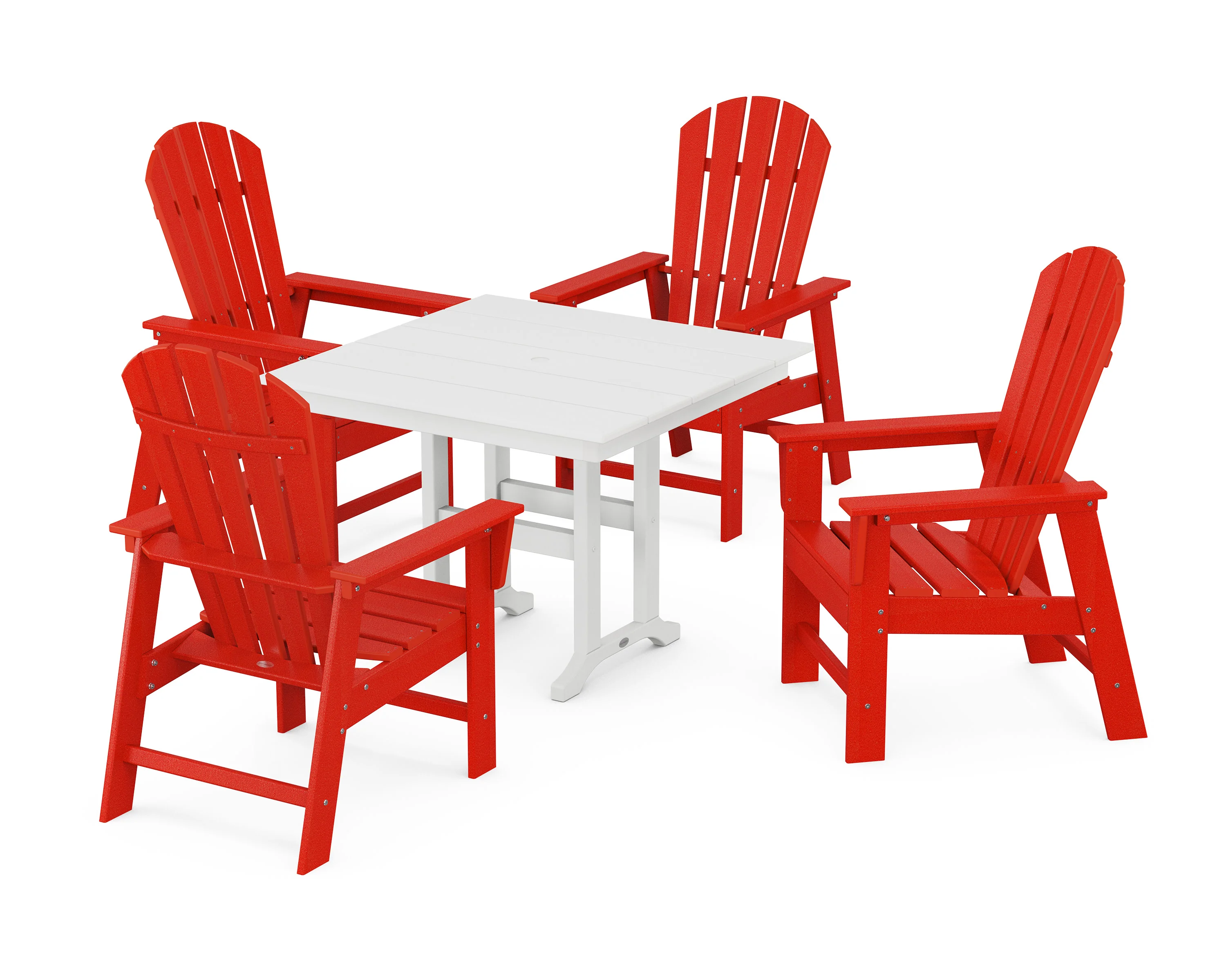 South Beach 5-Piece Farmhouse Dining Set - Image 12