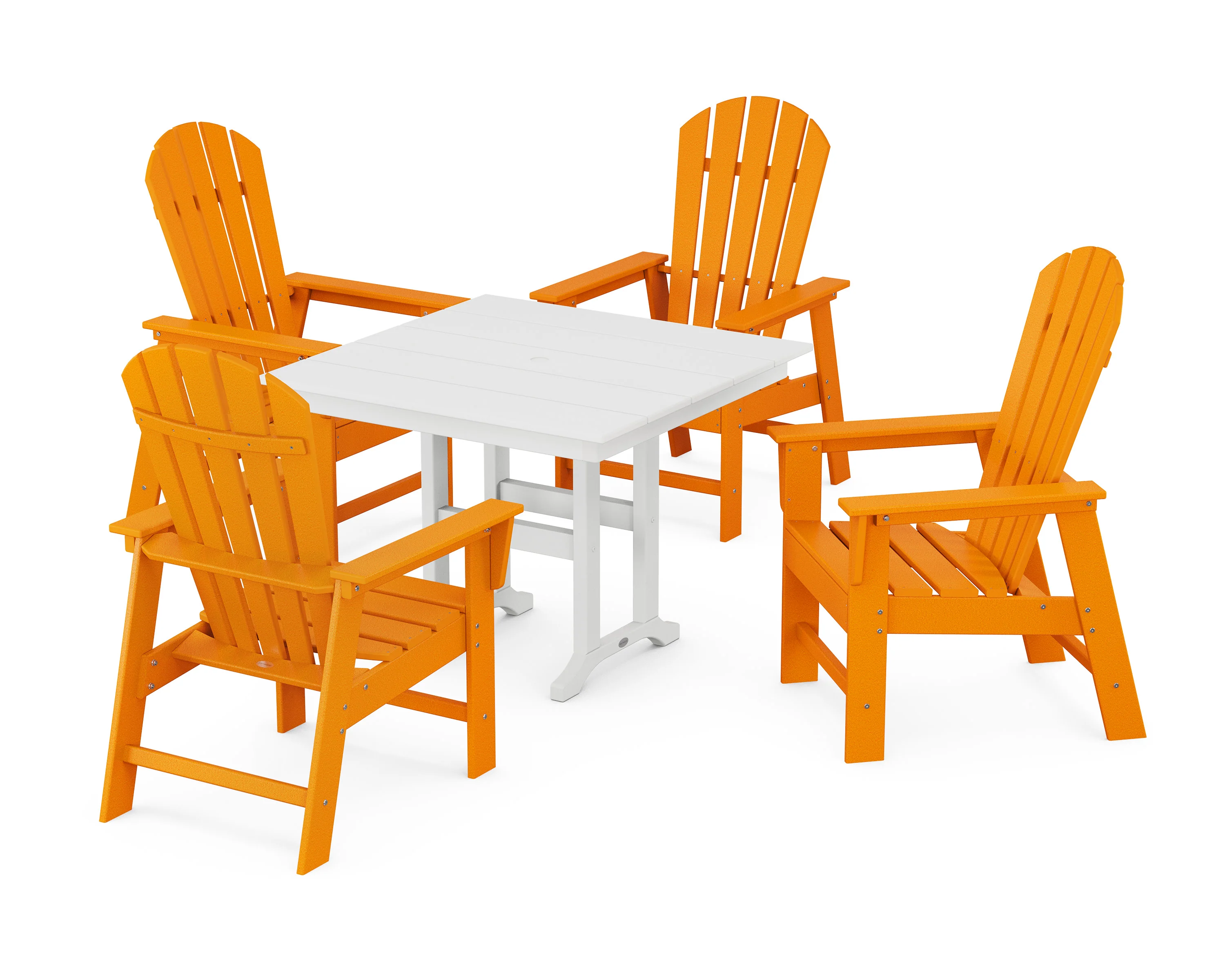 South Beach 5-Piece Farmhouse Dining Set - Image 7