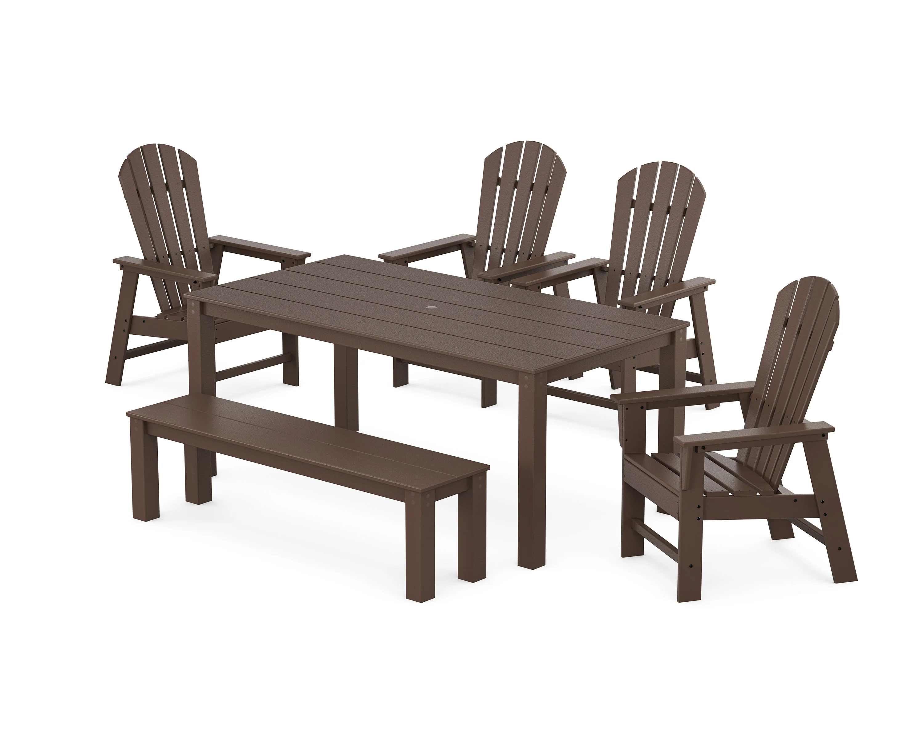 South Beach 6-Piece Parsons Dining Set with Bench - Image 6