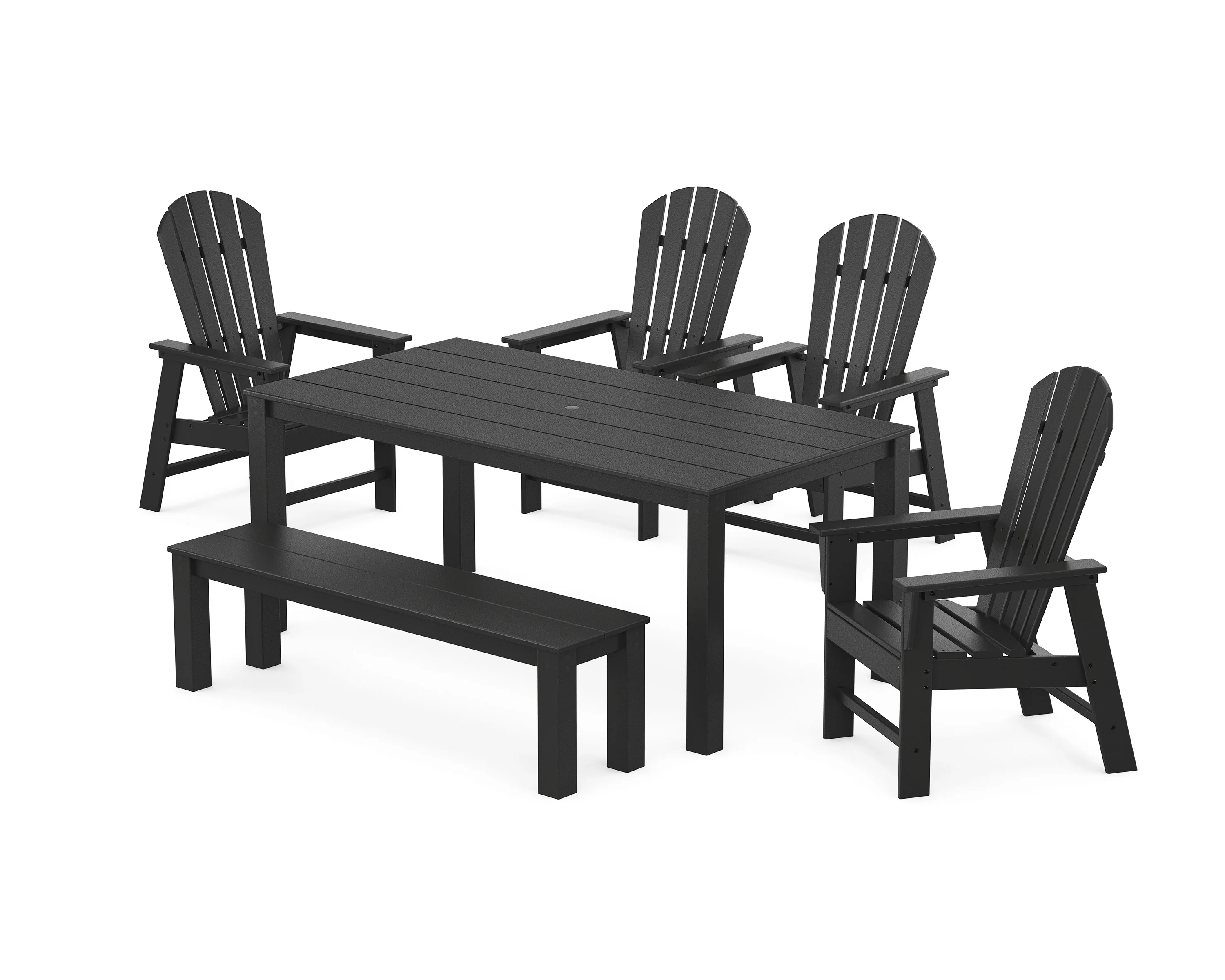 South Beach 6-Piece Parsons Dining Set with Bench - Image 7
