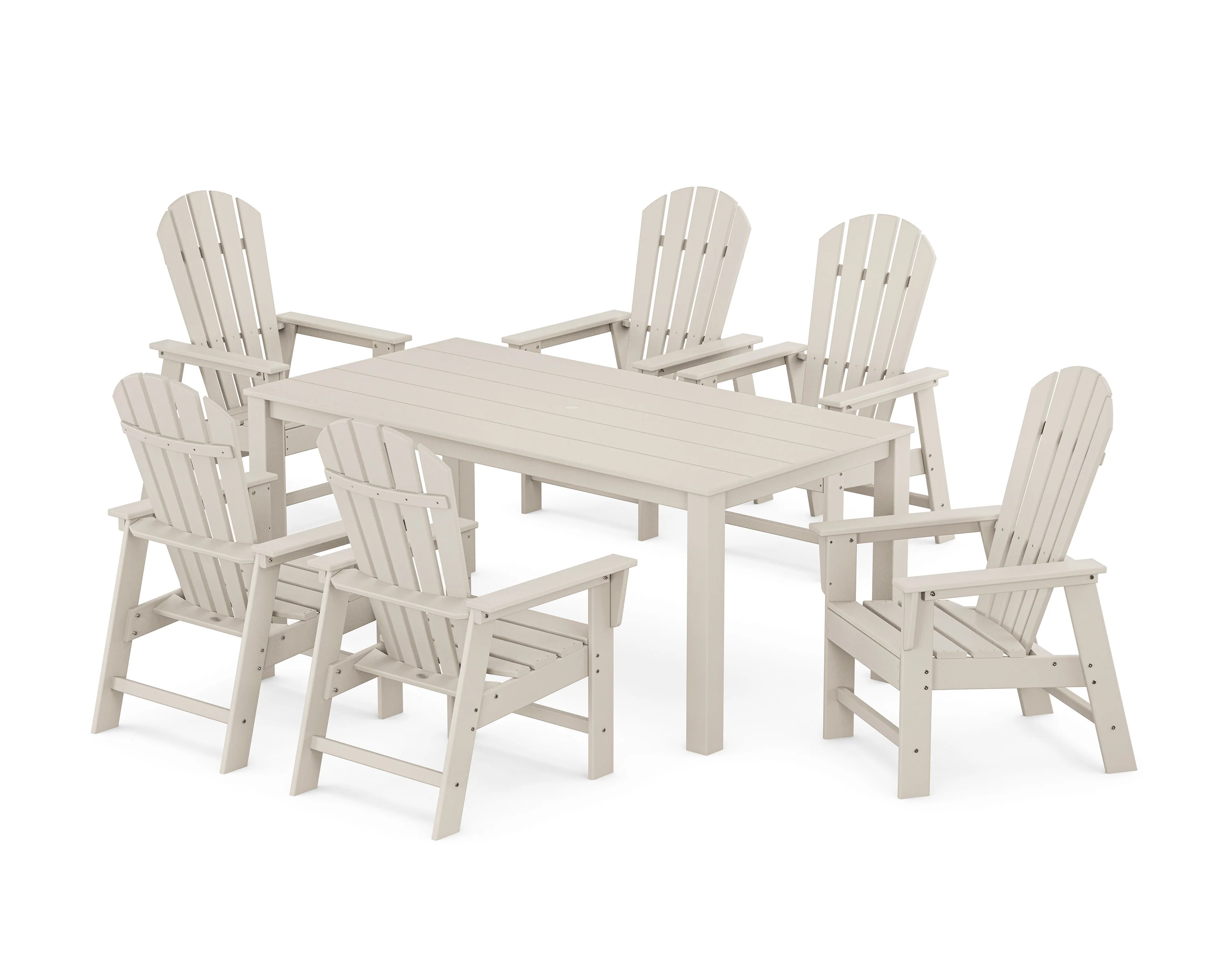 South Beach 7-Piece Parsons Dining Set - Image 5