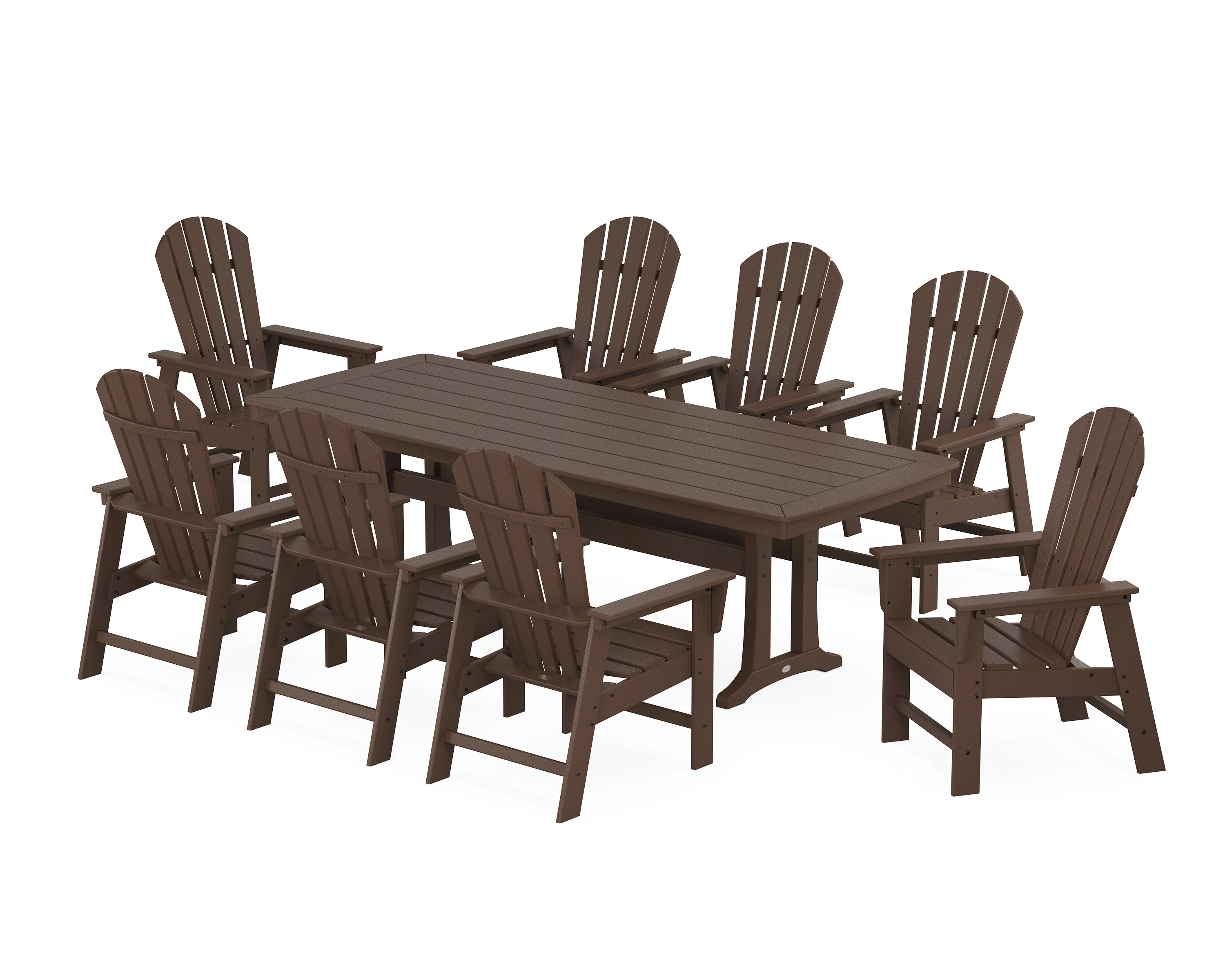 South Beach 9-Piece Dining Set with Trestle Legs - Image 6