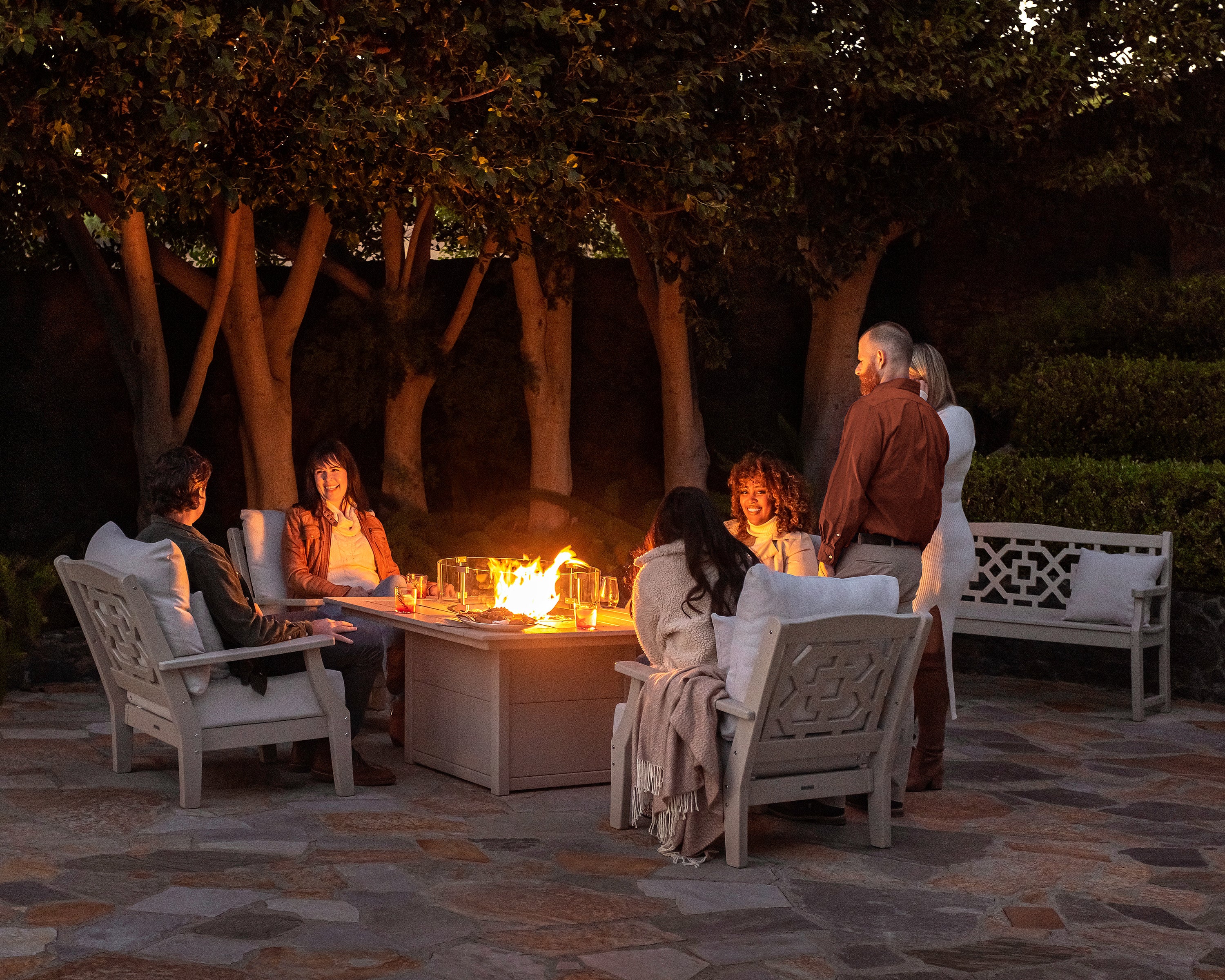 Square 42" Fire Pit Table - Image 10