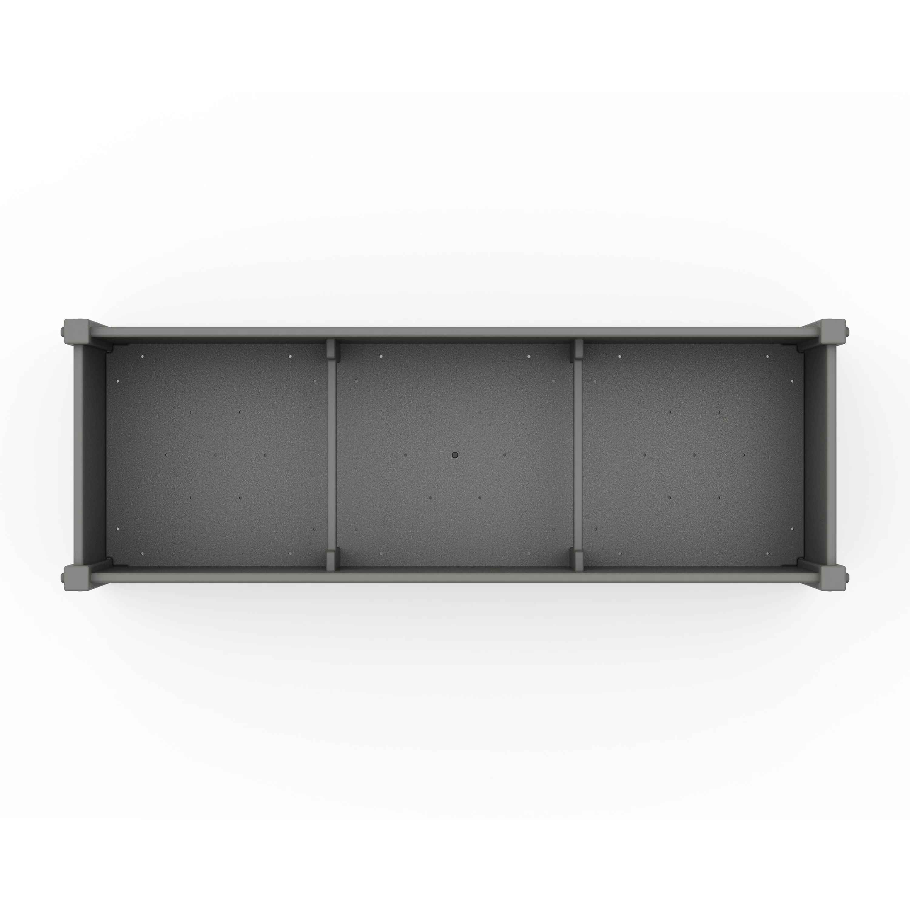 Vineyard Large Rectangle Triple Planter Box - Image 5