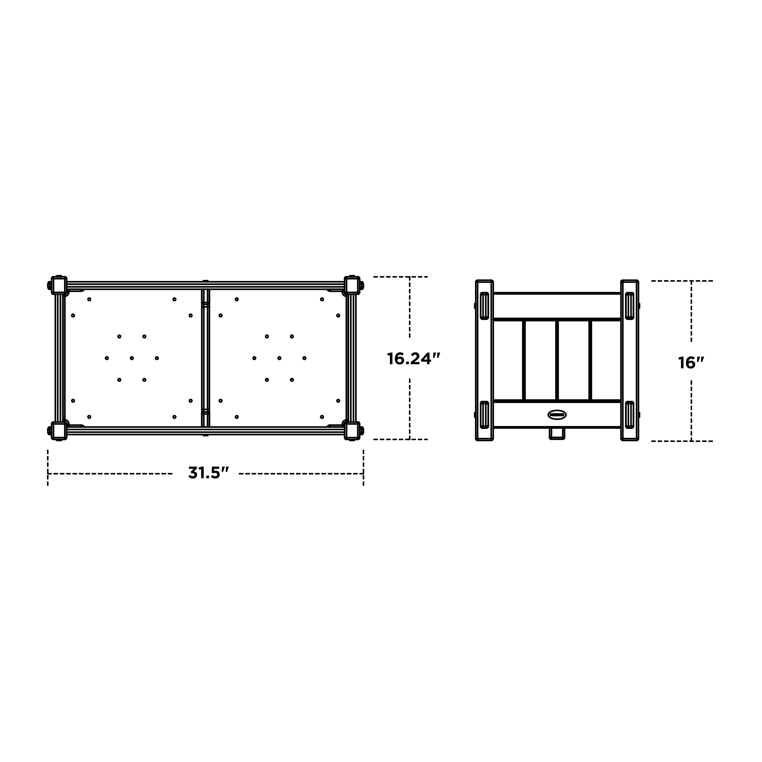 Vineyard Rectangle Double Planter Box - Image 6