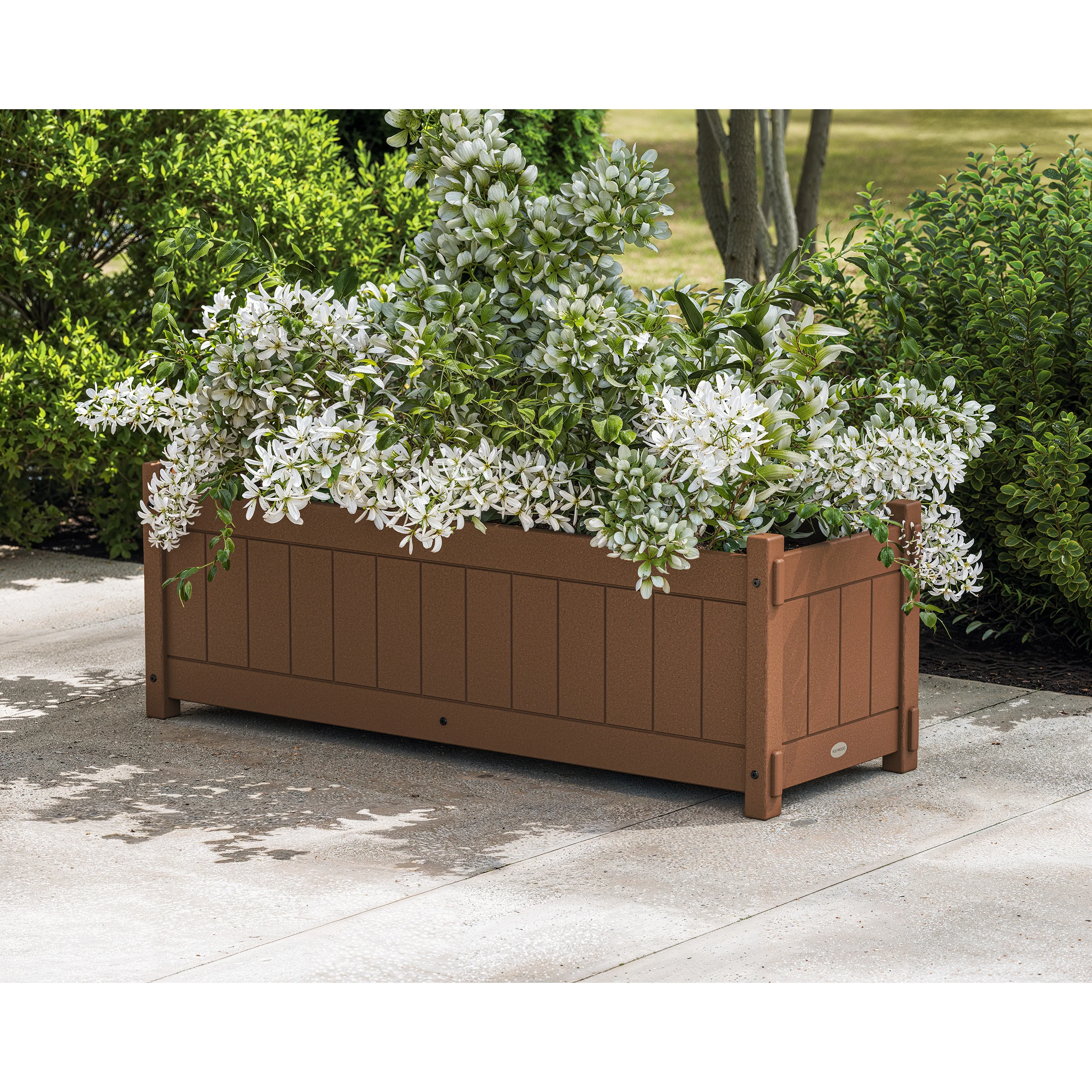 Vineyard Rectangle Triple Planter Box - Image 6